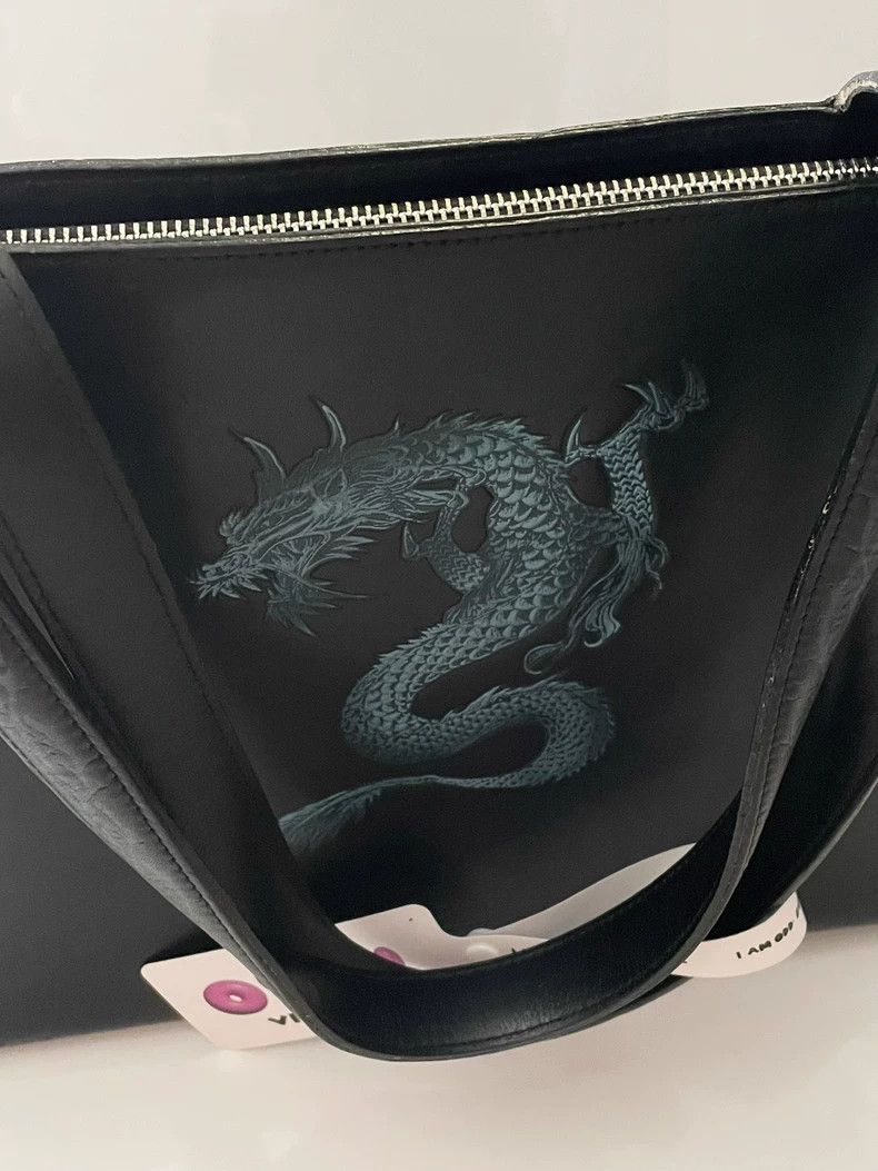 Jean Paul Gaultier Jean Paul Gaultier Dragon Thorn Leather Tote bag 2504-Nexta Size ONE SIZE - 6 Thumbnail