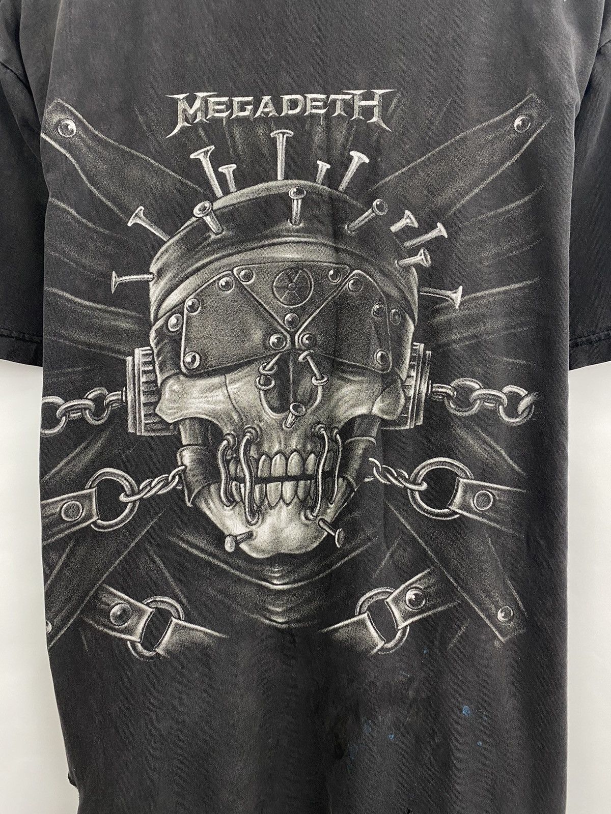 Megadeth 💀 Vintage Y2K Megadeth Rock Band Tour T-Shirt Rare Retro Size US M / EU 48-50 / 2 - 7 Thumbnail
