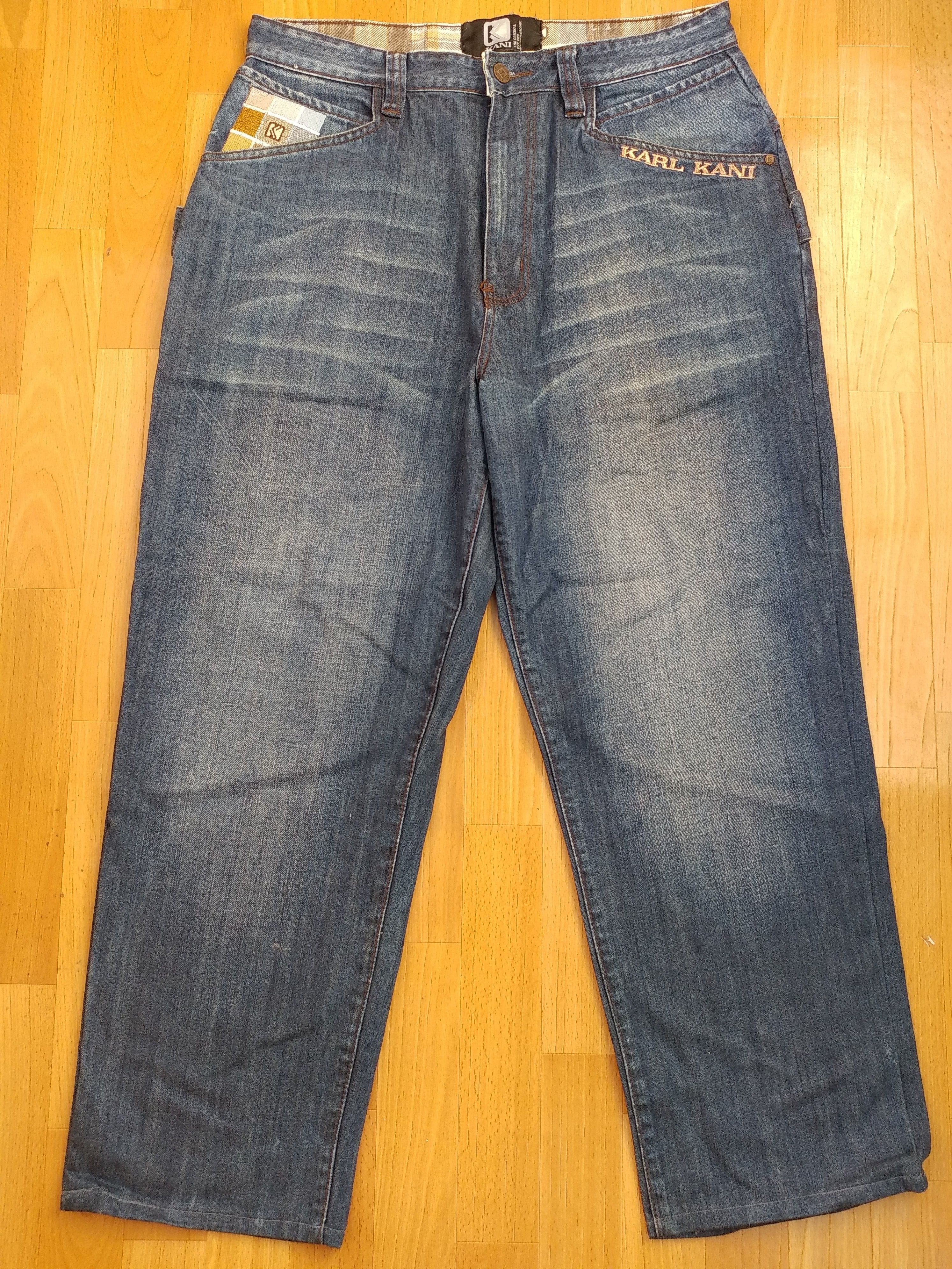 Karl Kani KARL KANI jeans, baggy, vintage Kani jeans, 90s hip hop W 34 Size US 34 / EU 50 - 10 Thumbnail