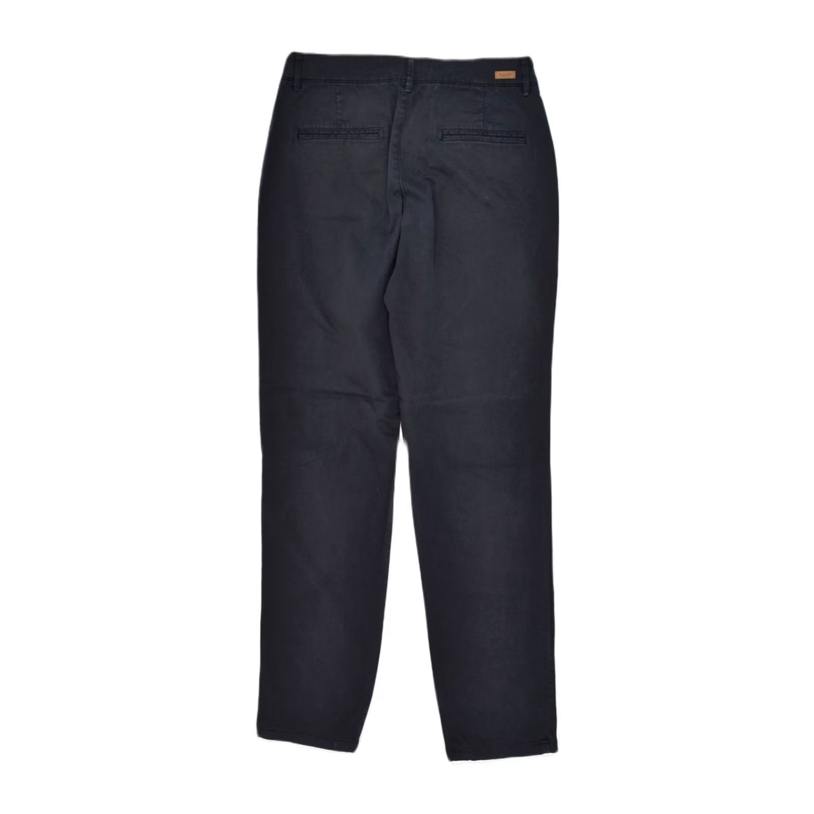Massimo Dutti MASSIMO DUTTI Womens Casual Fit Slim Chino Trousers Navy Blue Small W27 US 4 Size 28" / US 6 / IT 42 - 2 Thumbnail