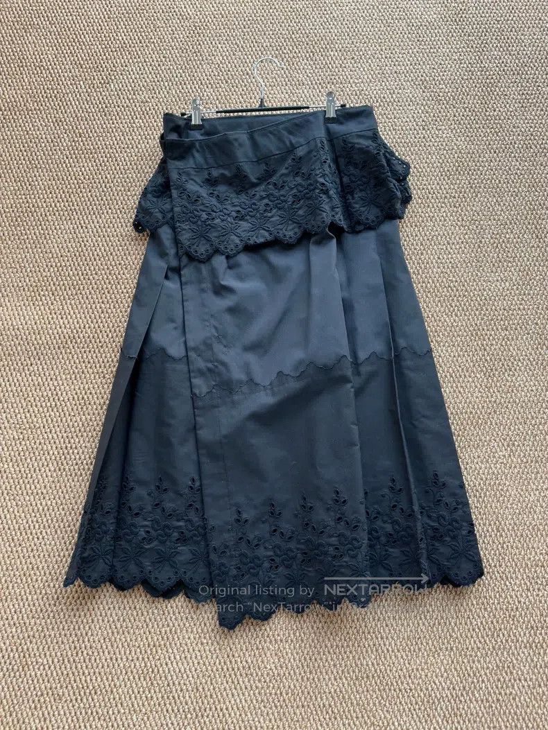 Comme des Garcons Comme des Garcons size S Carved Openwork Patchwork Long Dr Size 23" - 6 Thumbnail
