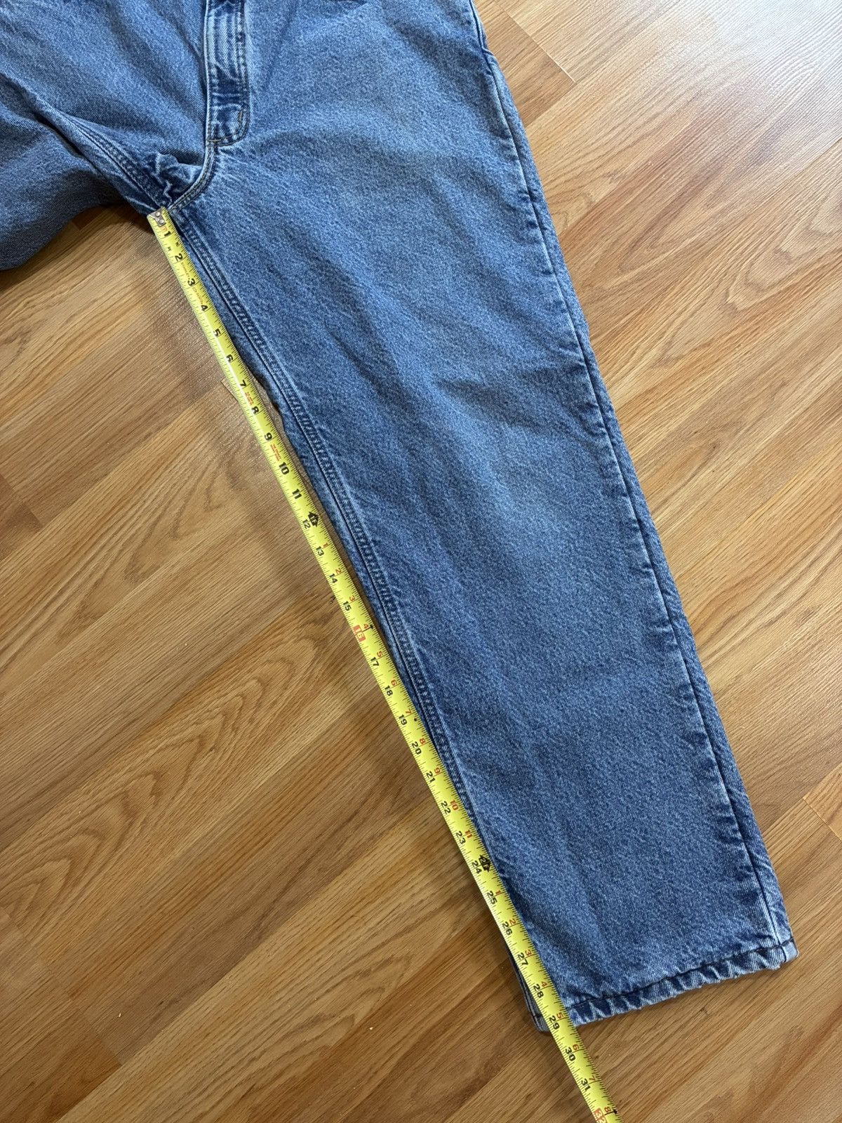 Carhartt 34x30 - Vintage Carhartt Flannel Lined Denim Jeans B21-DST Size US 34 / EU 50 - 8 Thumbnail
