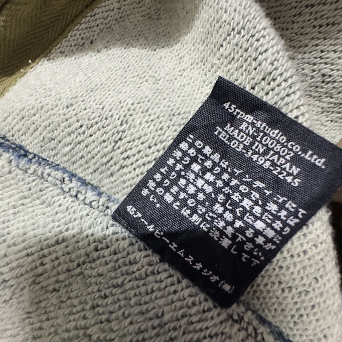 45rpm 45rpm Indigo Dyed Sweat Cardigan Size US M / EU 48-50 / 2 - 19 Thumbnail