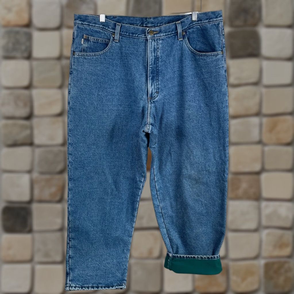 VINTAGE L.L. Bean Jeans Relaxed Denim 40x30 Blue Mens