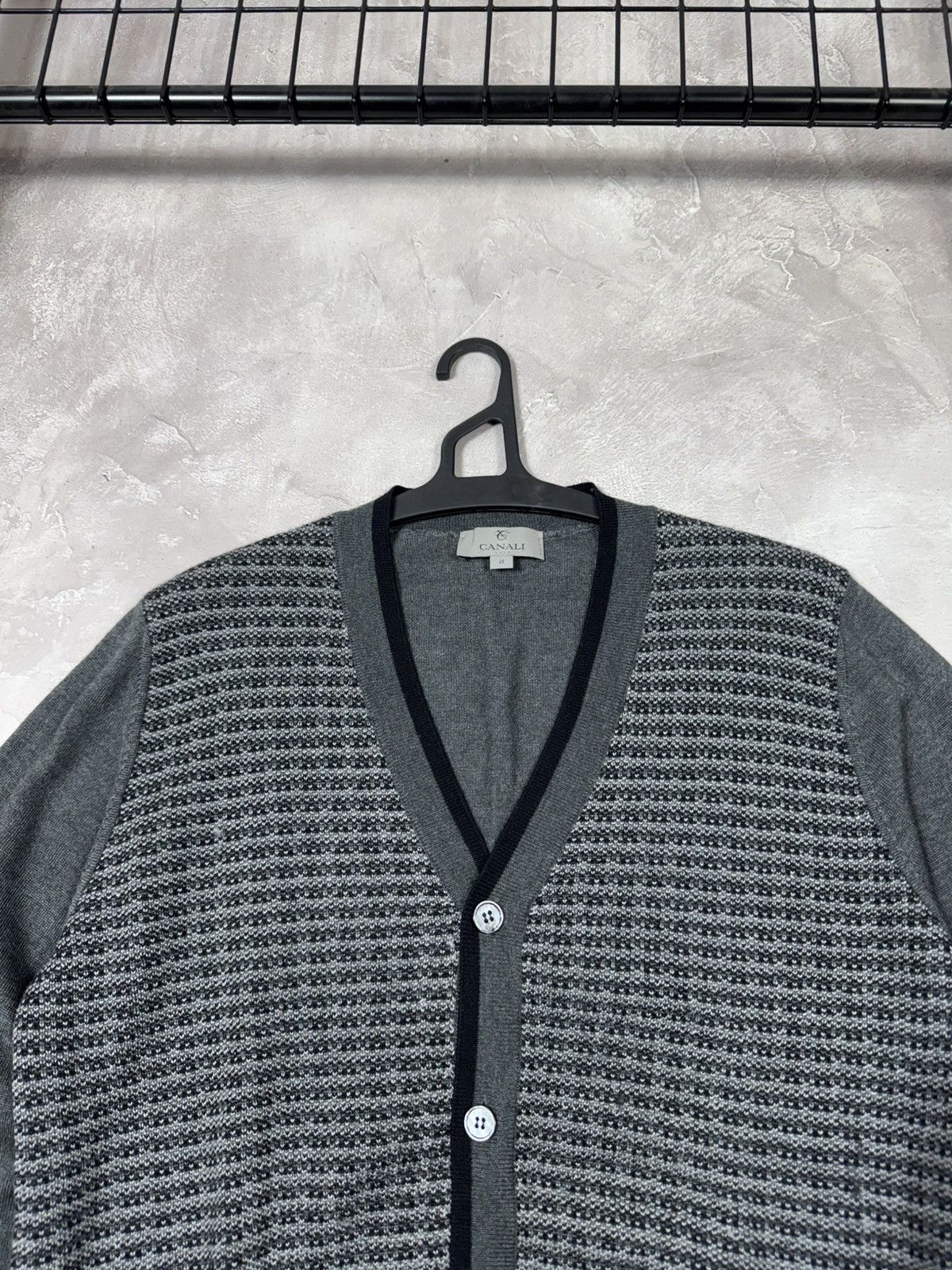 Canali Vintage Canali Wool Cardigan Size US M / EU 48-50 / 2 - 3 Thumbnail