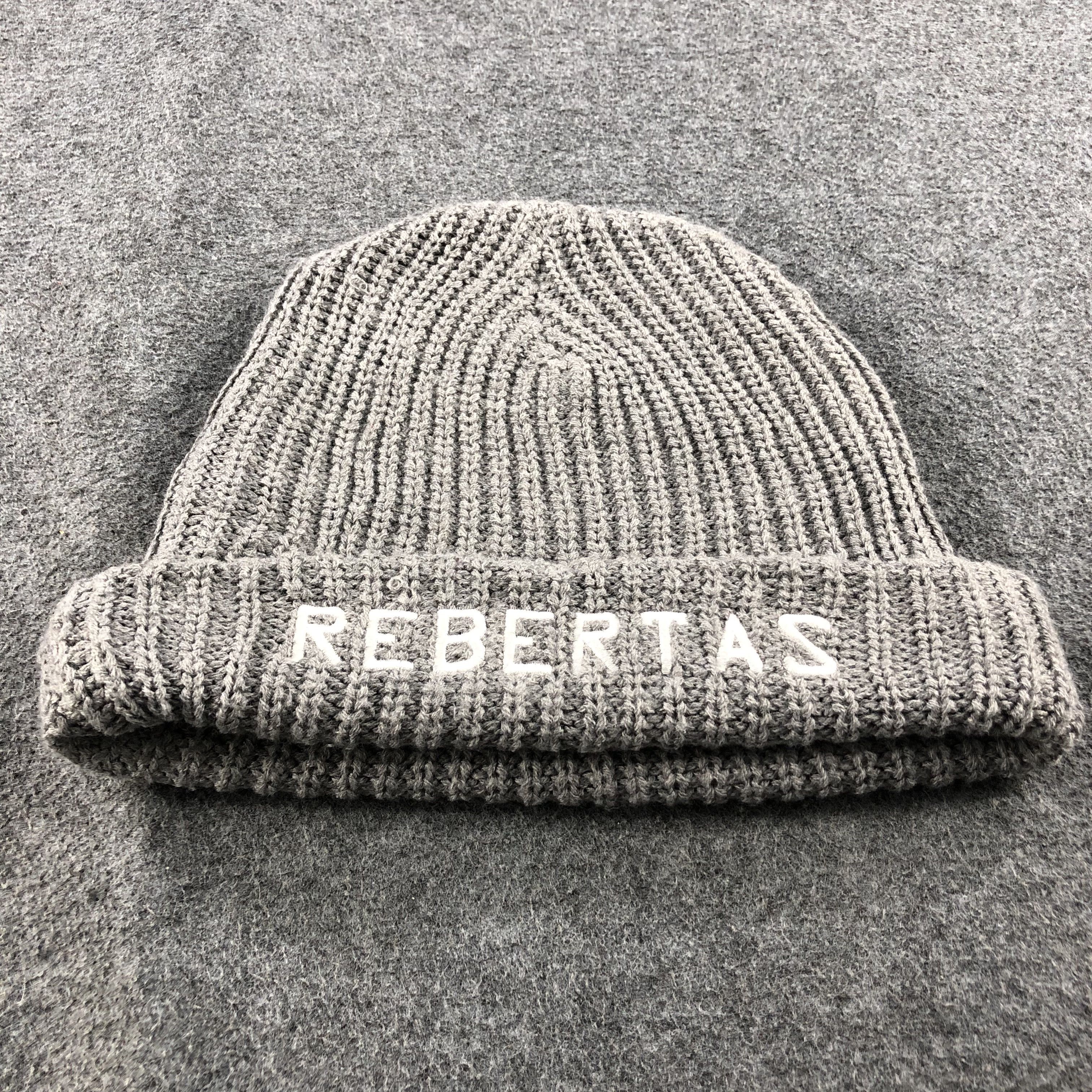Japanese Brand Unknown Rebertas Grey Beanie Snowcap Snow Hat B345 Size ONE SIZE - 3 Thumbnail