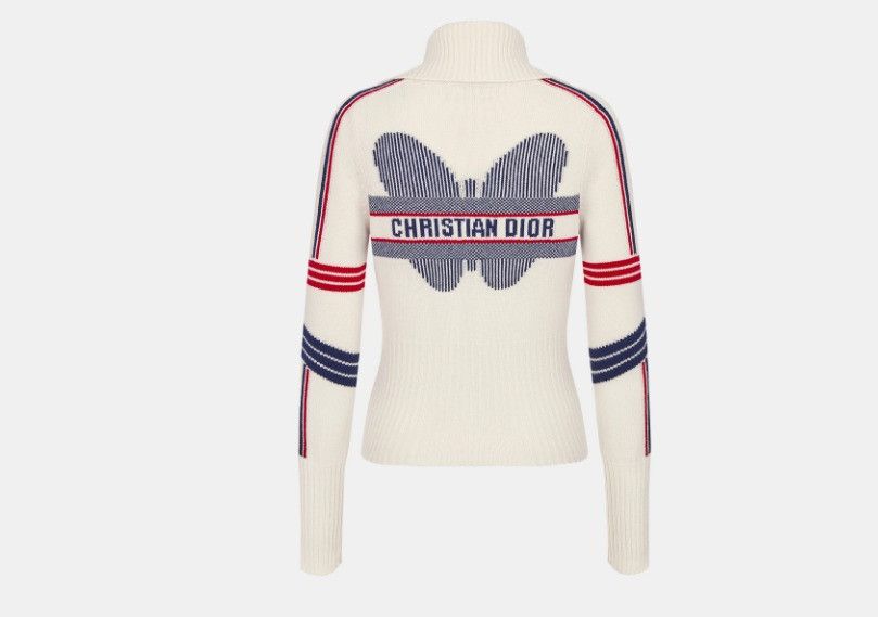 Dior o1w1db10325 414G60 Zipped Cardigan in Multicolor Size XS / US 0-2 / IT 36-38 - 2 Thumbnail