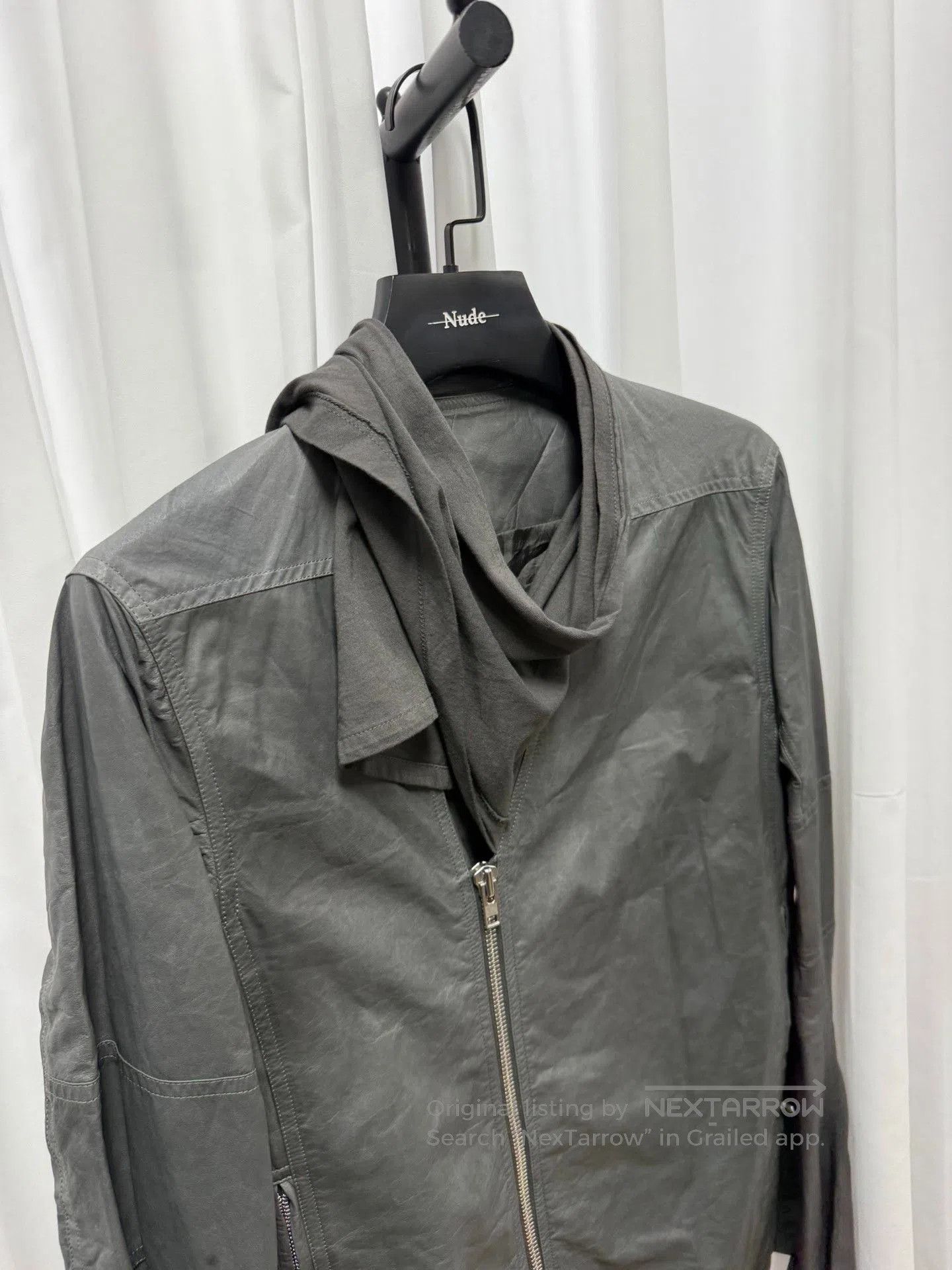 Rick Owens Rick Owens Lambskin Cape Scarf Collar Jacket. Size US M / EU 48-50 / 2 - 4 Thumbnail