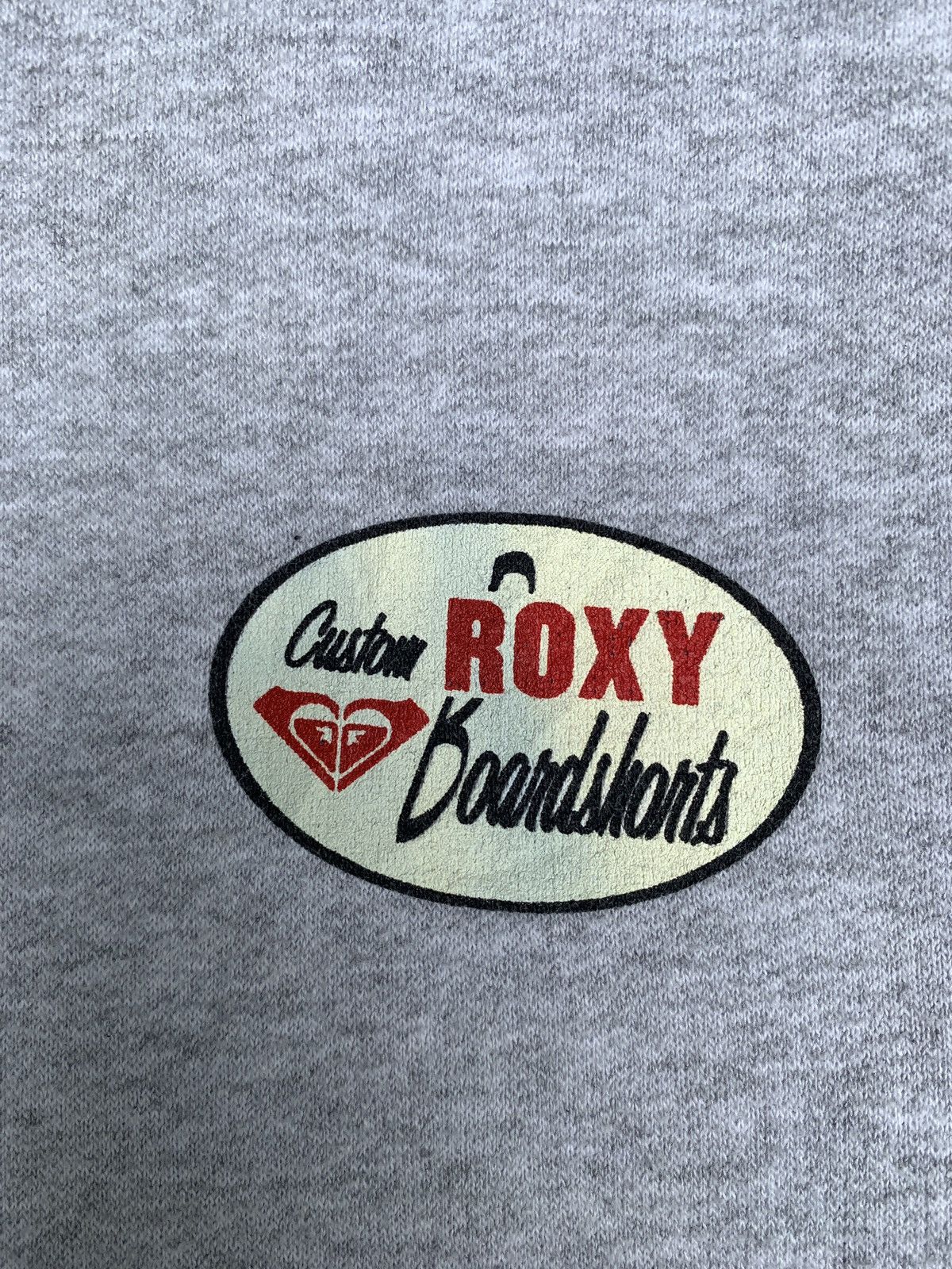 Quiksilver × Vintage y2k Roxy by Quiksilver Heather Gray Surf Graphic Hoodie Size M / US 6-8 / IT 42-44 - 5 Thumbnail
