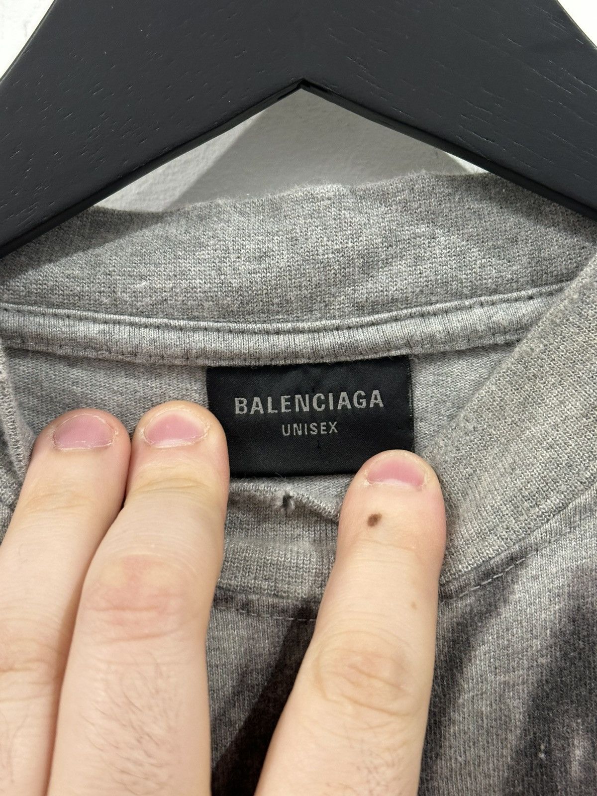 Balenciaga Balenciaga Skater Graffiti Distressed Logo T-Shirt Size 2 Size US L / EU 52-54 / 3 - 2 Thumbnail