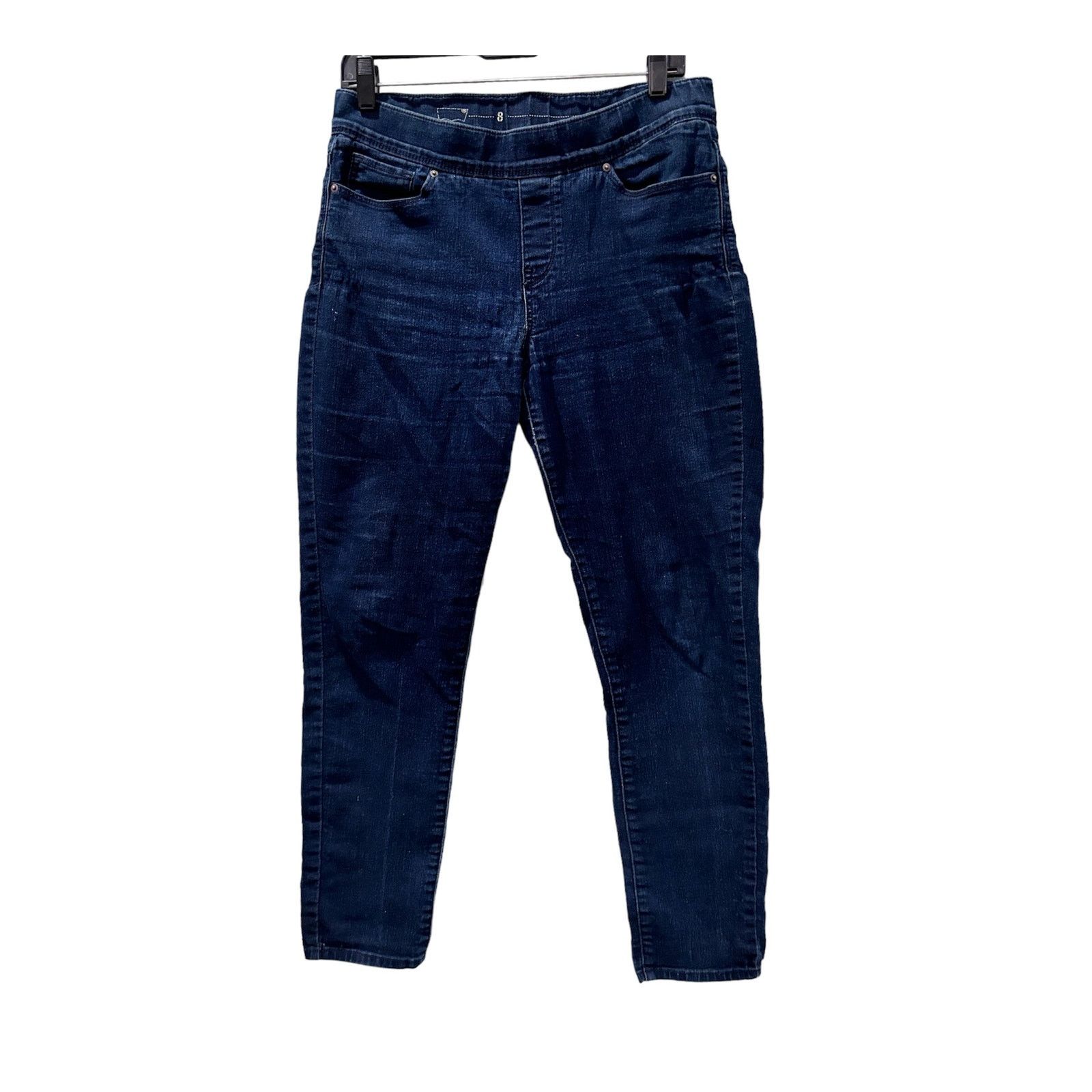 Levi's LEVI'S Dark Rinse Skinny Stretch Waistband Jeggings Sz 8 Size 30" / US 8 / IT 44 - 1 Thumbnail