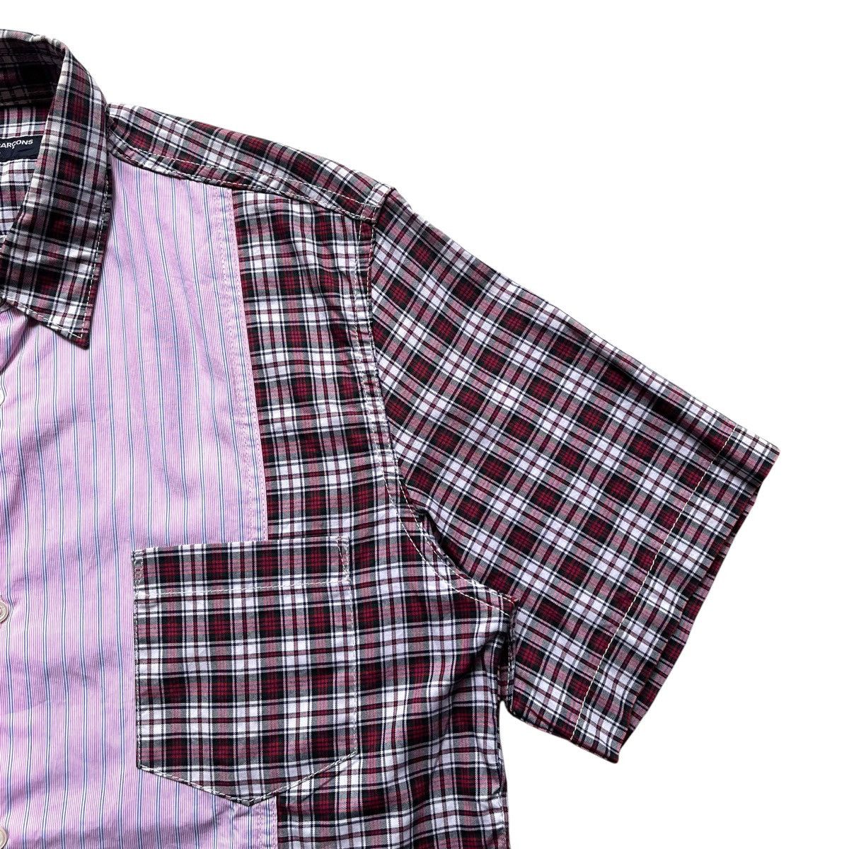 Comme des Garcons × Comme des Garcons Homme × Comme des Garcons Homme Deux SS18 Comme des Garcons Homme Reworked Plaid Hybird Shirt Size US S / EU 44-46 / 1 - 5 Thumbnail