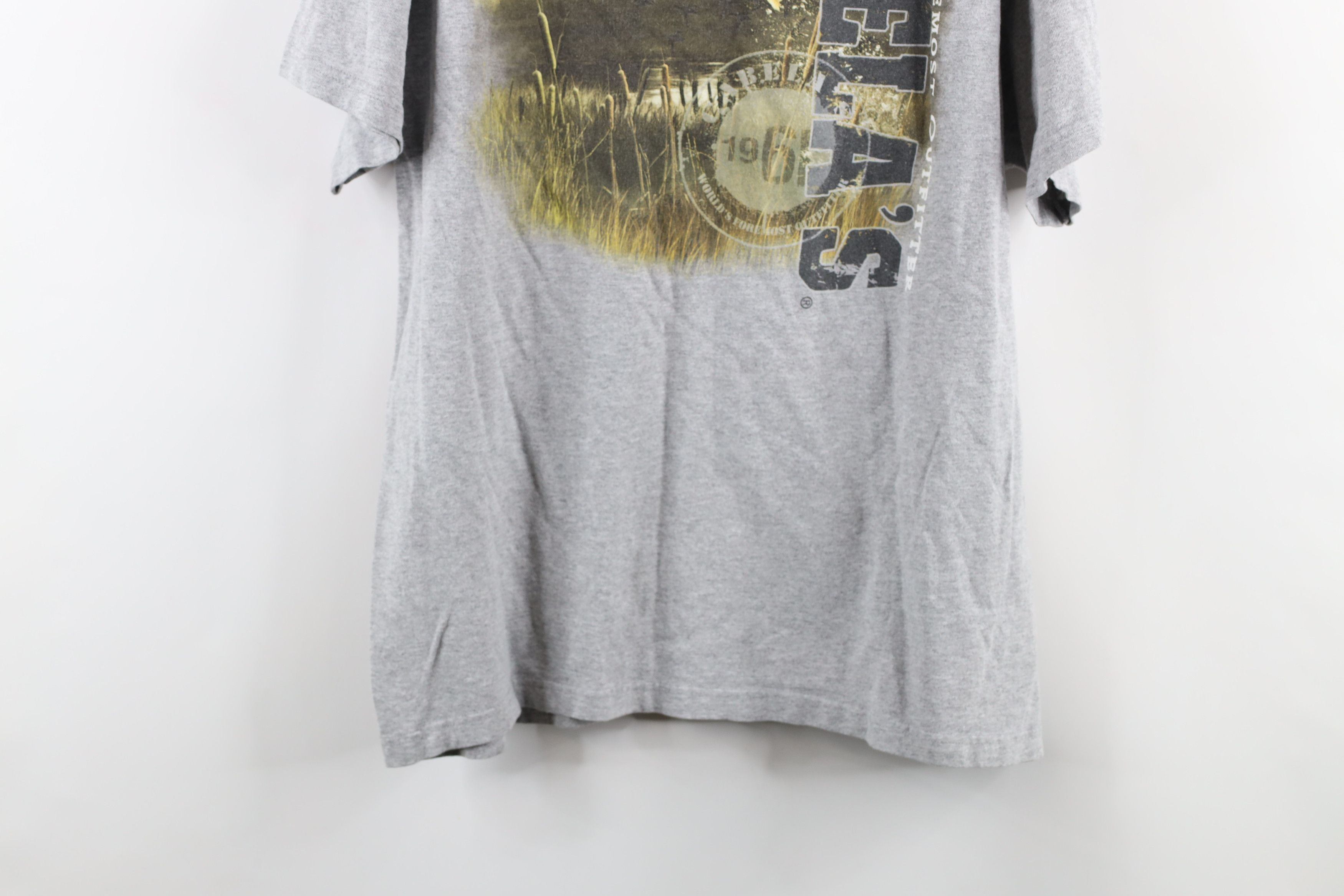 Cabelas Vintage Cabelas Distressed Duck Hunting Double Sided T-Shirt Size US XL / EU 56 / 4 - 10 Thumbnail