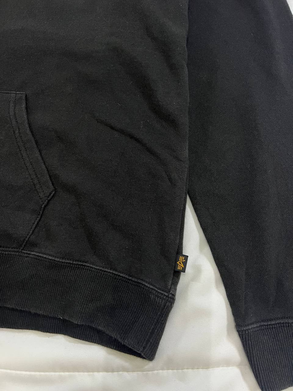 Alpha Industries × Vintage Y2K Black Alpha Industries Hoodie Size US XL / EU 56 / 4 - 6 Thumbnail