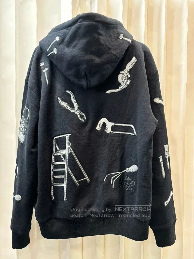 Louis Vuitton LV Black Tool Embroidered Hoodie Men's. Size US S / EU 44-46 / 1 - 2 Thumbnail