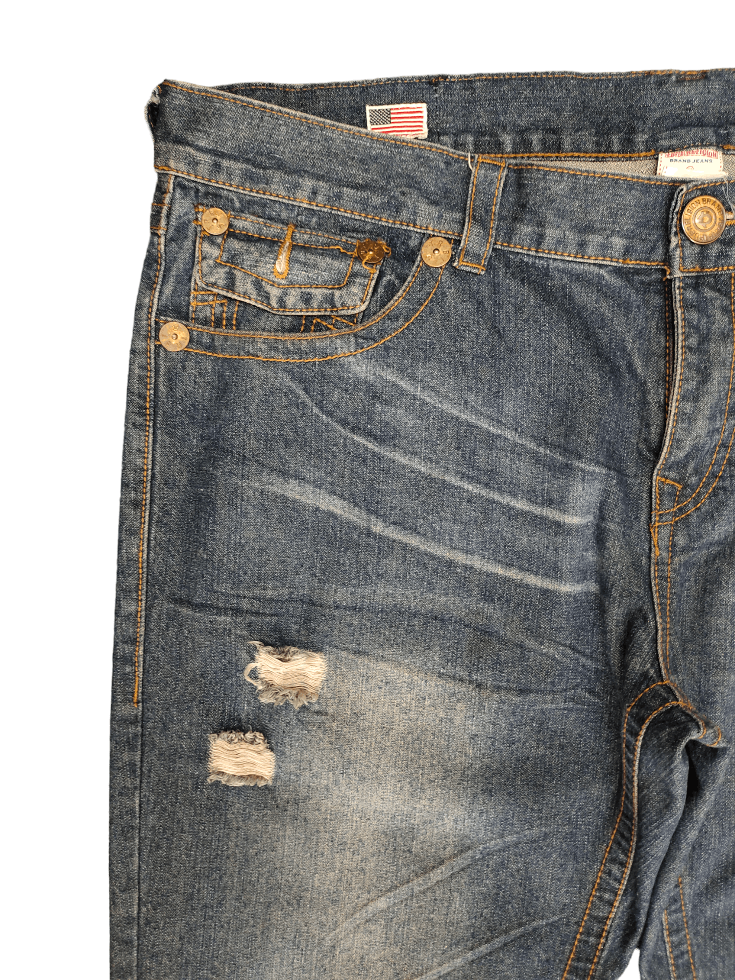 True Religion Baggy Jeans True Religion Distressed Denim Jnco Southpole Size US 42 / EU 58 - 12 Thumbnail