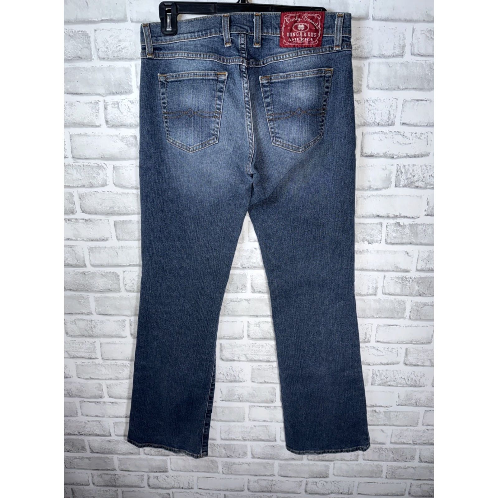 Lucky Brand VTG Lucky Brand Jeans Mid Rise Flare WOMENS 6 / 31” Inseam Denim Blue 90s Y2K City Hippie Retro Jeans Womens Size 28" / US 6 / IT 42 - 8 Thumbnail