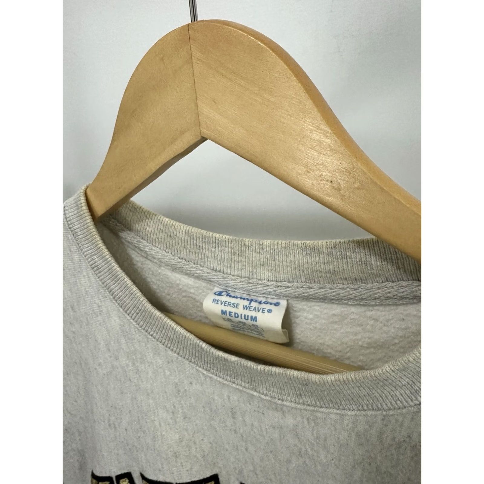 Champion VTG Champion Sweatshirt Thrashed Worn Reverse Weave Wake Forest Demon Deacons M Men Medium Heather Gray Pullover Grunge Distressed Size US M / EU 48-50 / 2 - 4 Thumbnail
