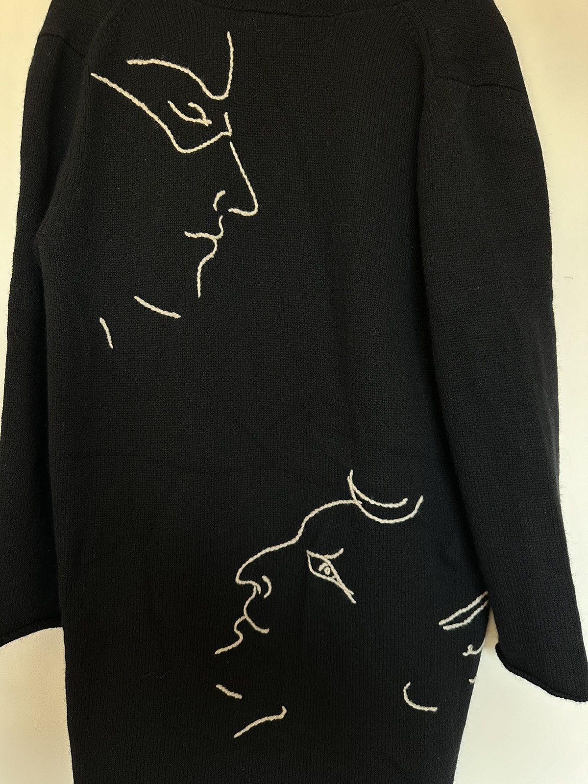 Designer × Yohji Yamamoto Yohji Yamamoto Runway Two Faced Cardigan Robe Size US M / EU 48-50 / 2 - 2 Thumbnail