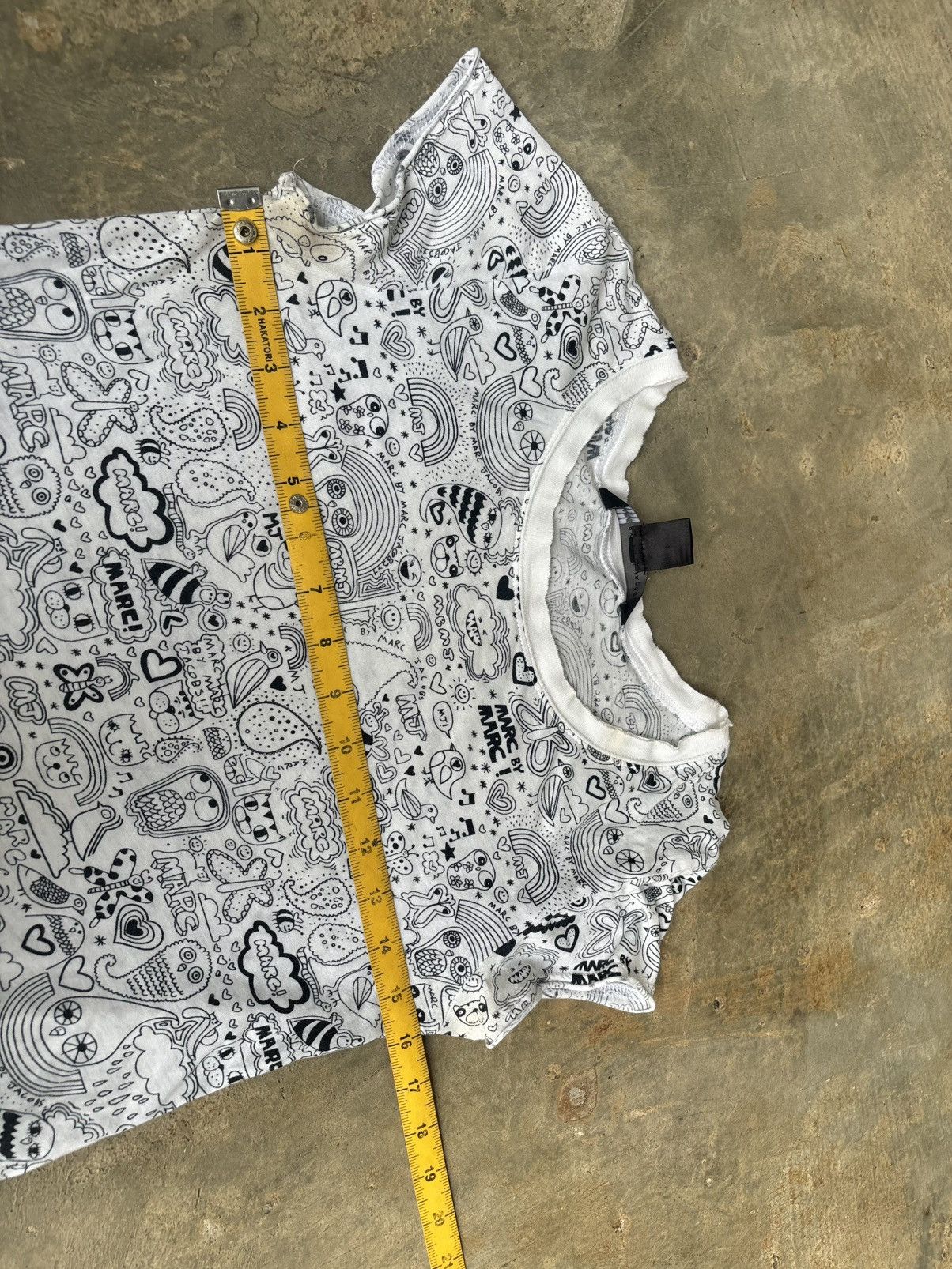 Hysteric Glamour Y2k Marc by Marc Jacobs Full Print Tshirt Size XS / US 0-2 / IT 36-38 - 10 Thumbnail