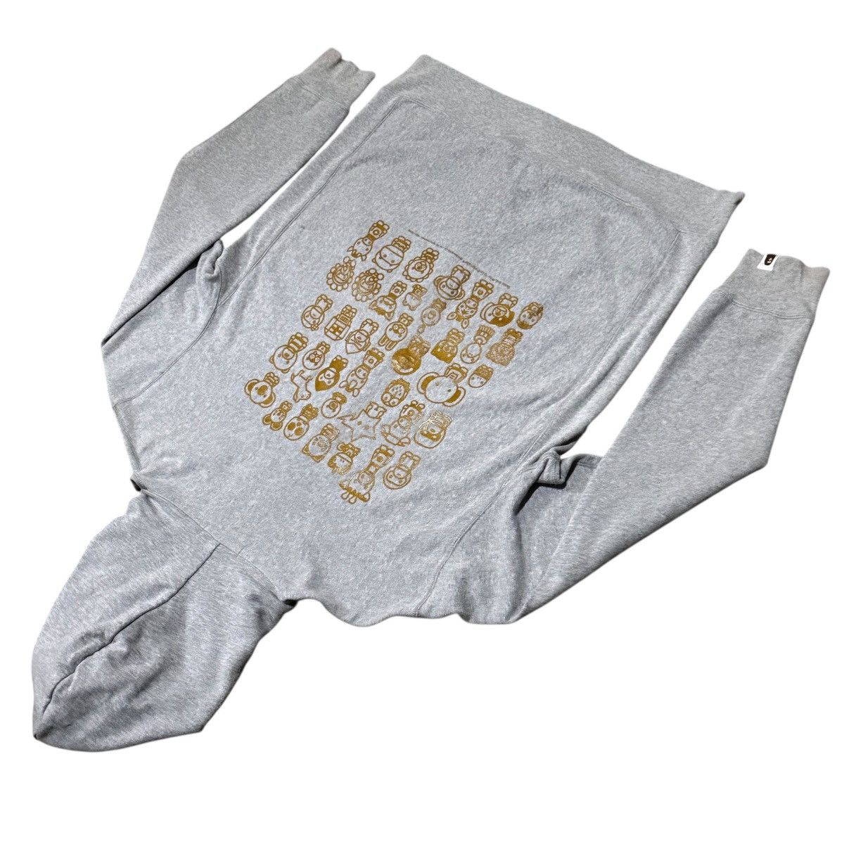 Vintage 2000 Baby Milo By Bathing Ape Sweat Hoodie Fully Zip