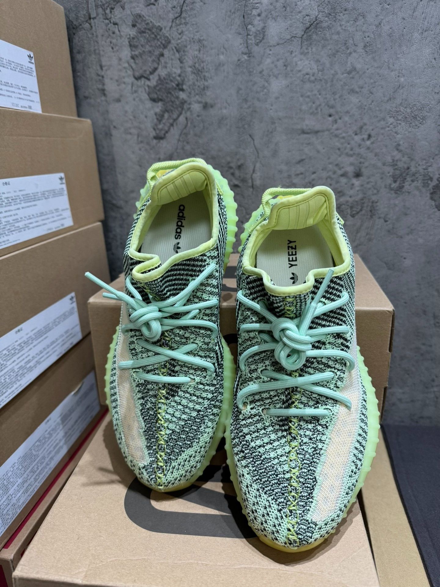 Adidas Adidas YEEZY350 Green Lowtop Sneakers 9 Men Size US 9 / EU 42 - 1 Thumbnail