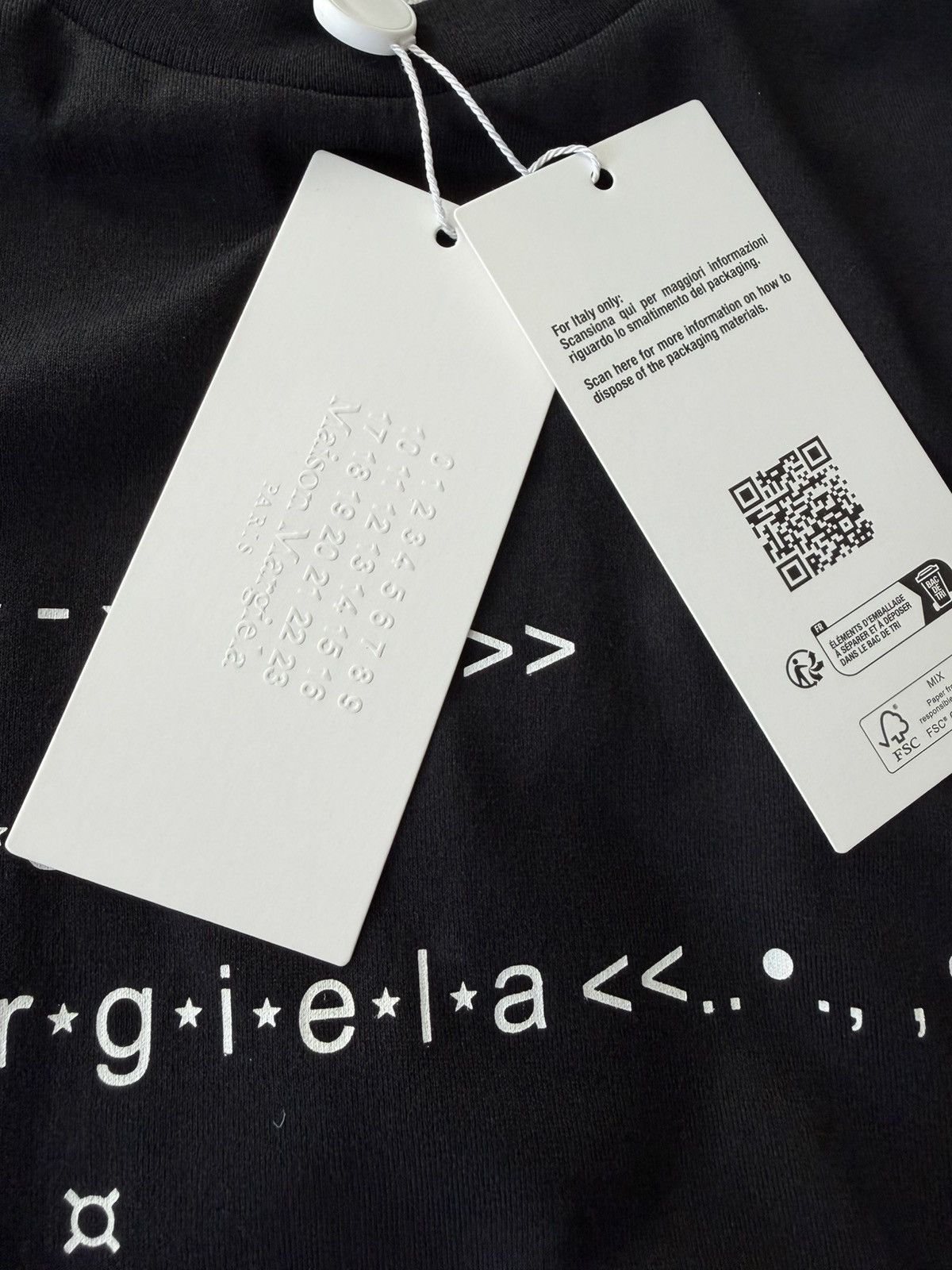 Maison Margiela Maison Margiela Font T Shirt Size US S / EU 44-46 / 1 - 6 Thumbnail