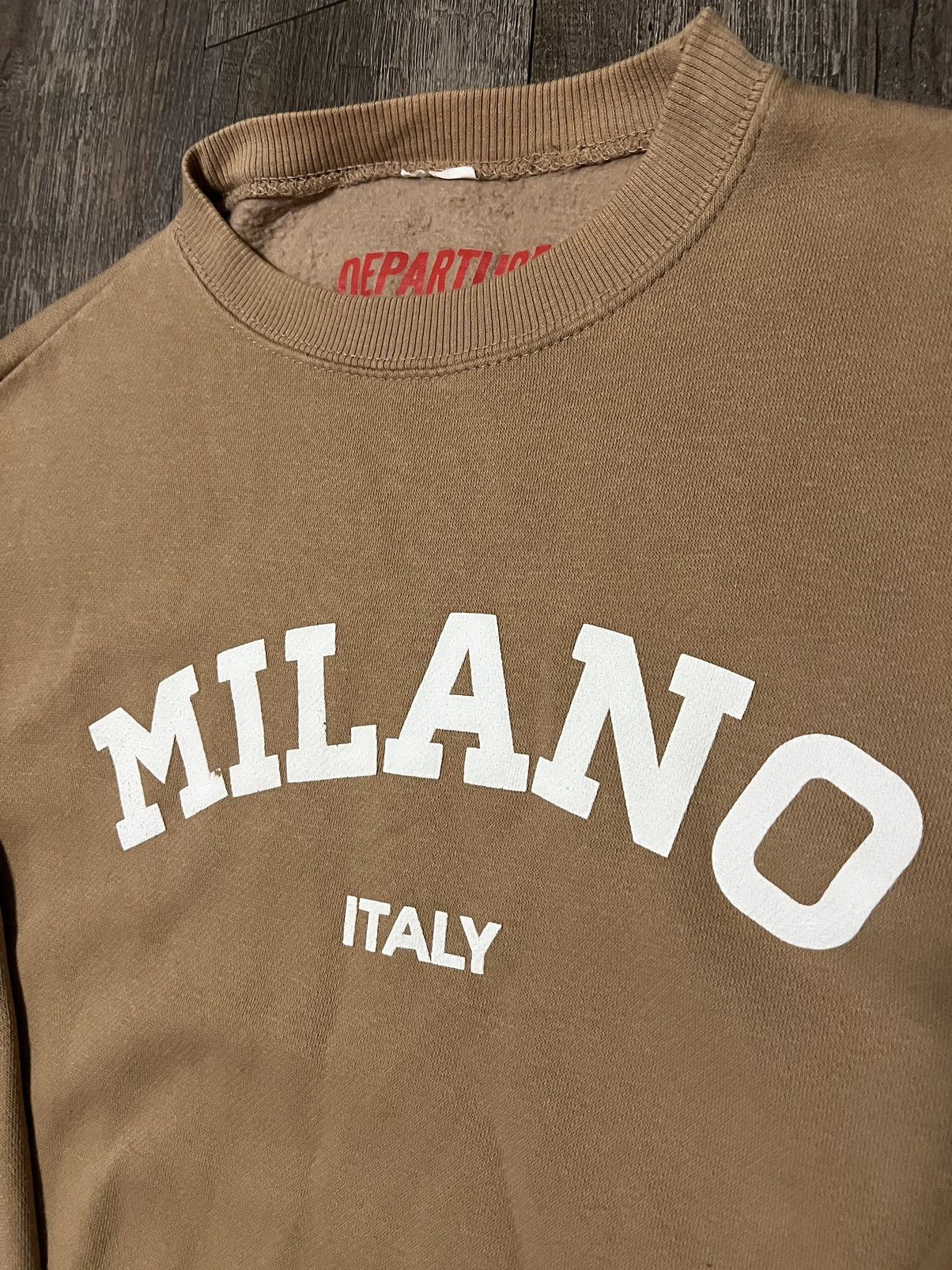 Designer DEPARTURE Milano Italy Crewneck Pullover Sweater Size Small Size S / US 4 / IT 40 - 3 Thumbnail