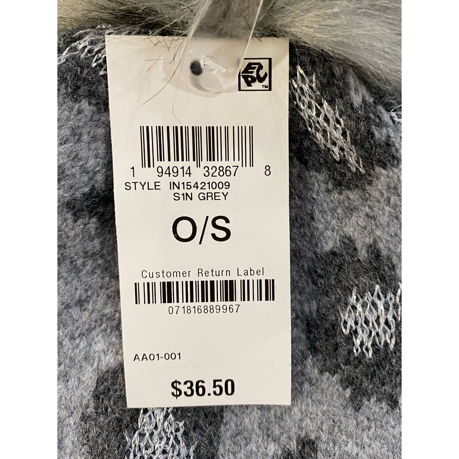 Other INC INTERNATIONAL CONCEPTS Leopard Shine Beanie Size ONE SIZE - 3 Thumbnail