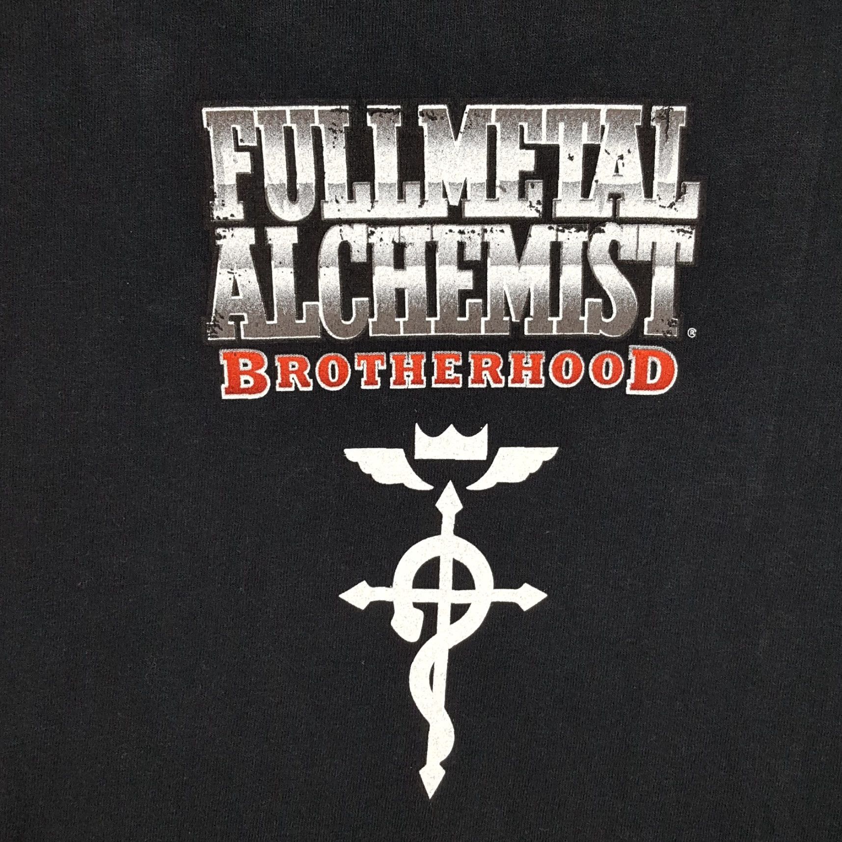 Alchemist VINTAGE Fullmetal Alchemist Brotherhood Anime T-Shirt Men Small Black Cotton Retro TV Promo Y2K Size US S / EU 44-46 / 1 - 4 Thumbnail
