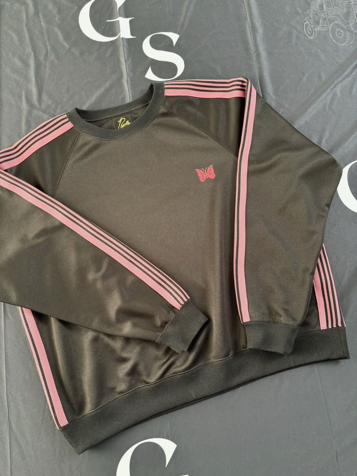Needles Needles Purple/Black Crewneck Size US L / EU 52-54 / 3 - 1 Thumbnail