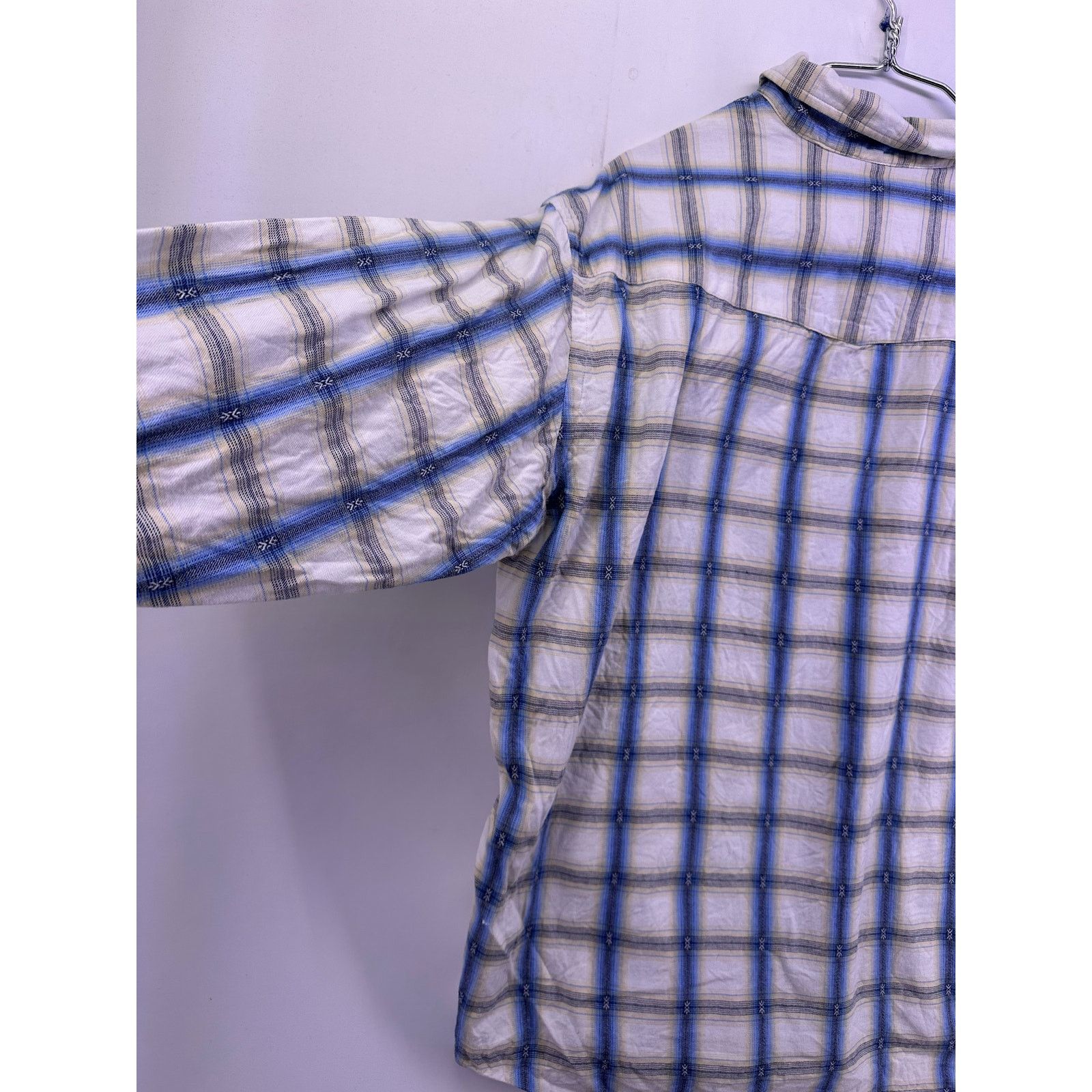 Orvis Orvis Western Shirt Blue/White Button Down Shirt Size XL Size US XL / EU 56 / 4 - 9 Thumbnail