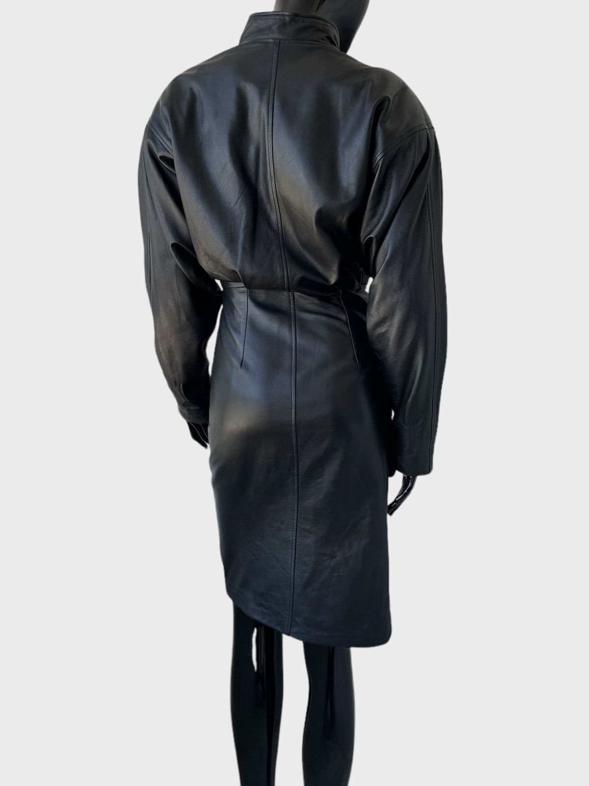 Genuine Leather Anthony Delon leather dress vintage Size XS / US 0-2 / IT 36-38 - 3 Thumbnail