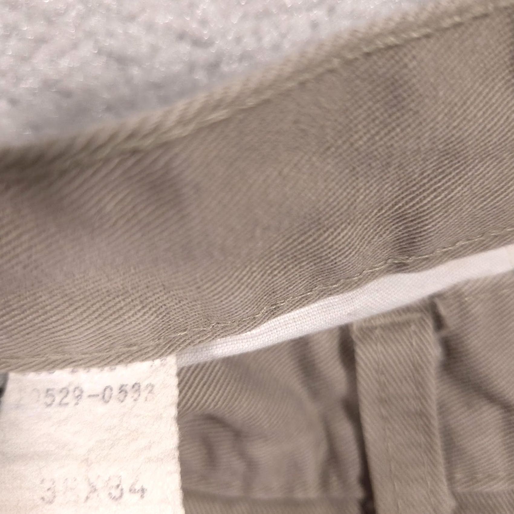 Dockers Dockers Khakis Pants Mens 38x32 Beige Pleated Front Straight Leg Casual Chino Size US 38 / EU 54 - 5 Thumbnail