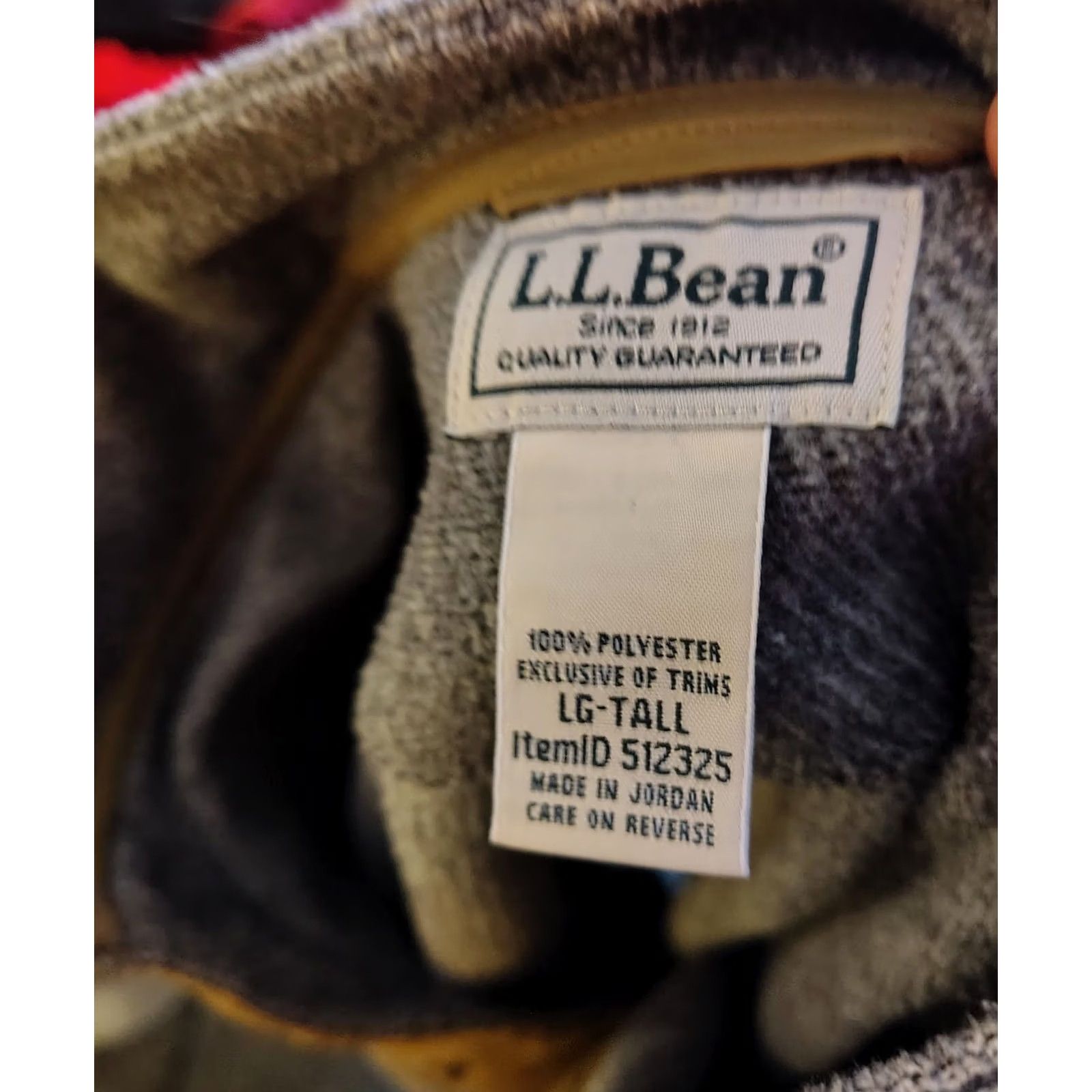 Vintage LL Bean Mens L Tall Allagash Fleece Jacket Gray Snap T Pullover Size US L / EU 52-54 / 3 - 4 Thumbnail