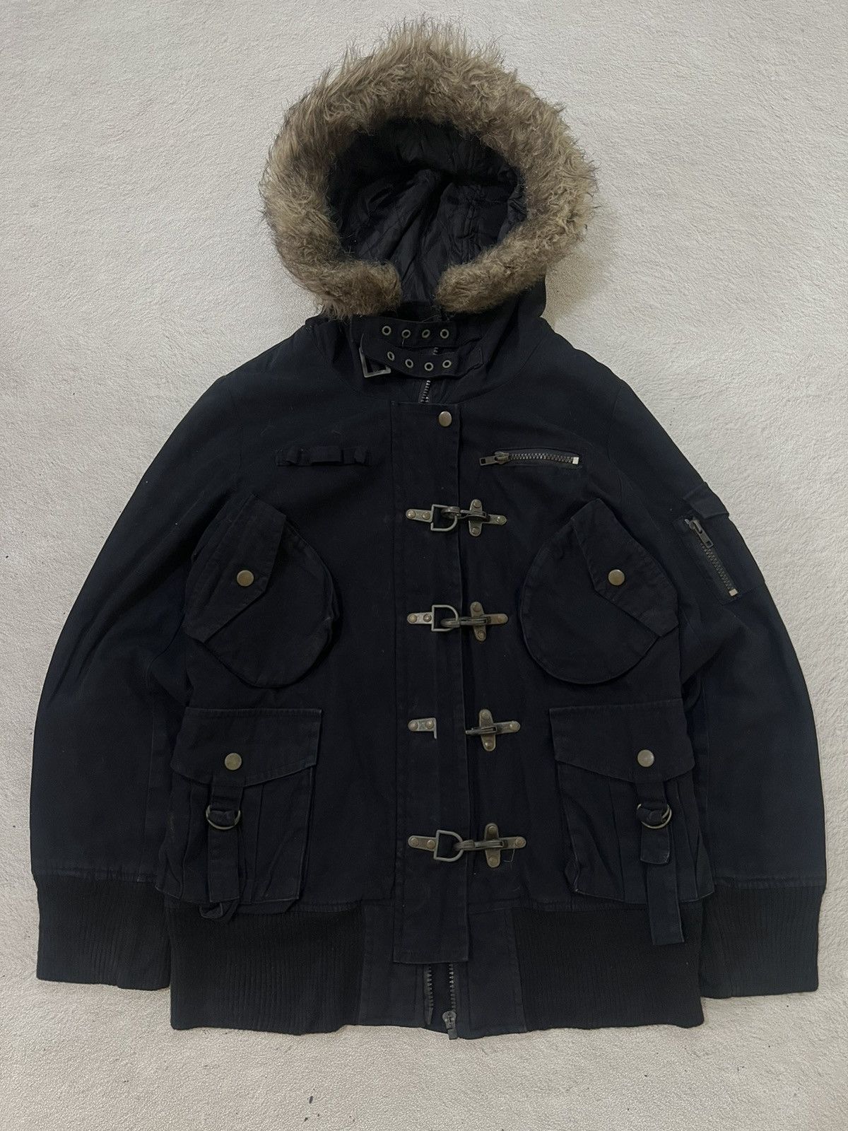 Hysteric Glamour × Undercover 2000s Japanese Y's Tornado Gimmick Fur Work y2k Lgb Ifsix Size US M / EU 48-50 / 2 - 1 Thumbnail