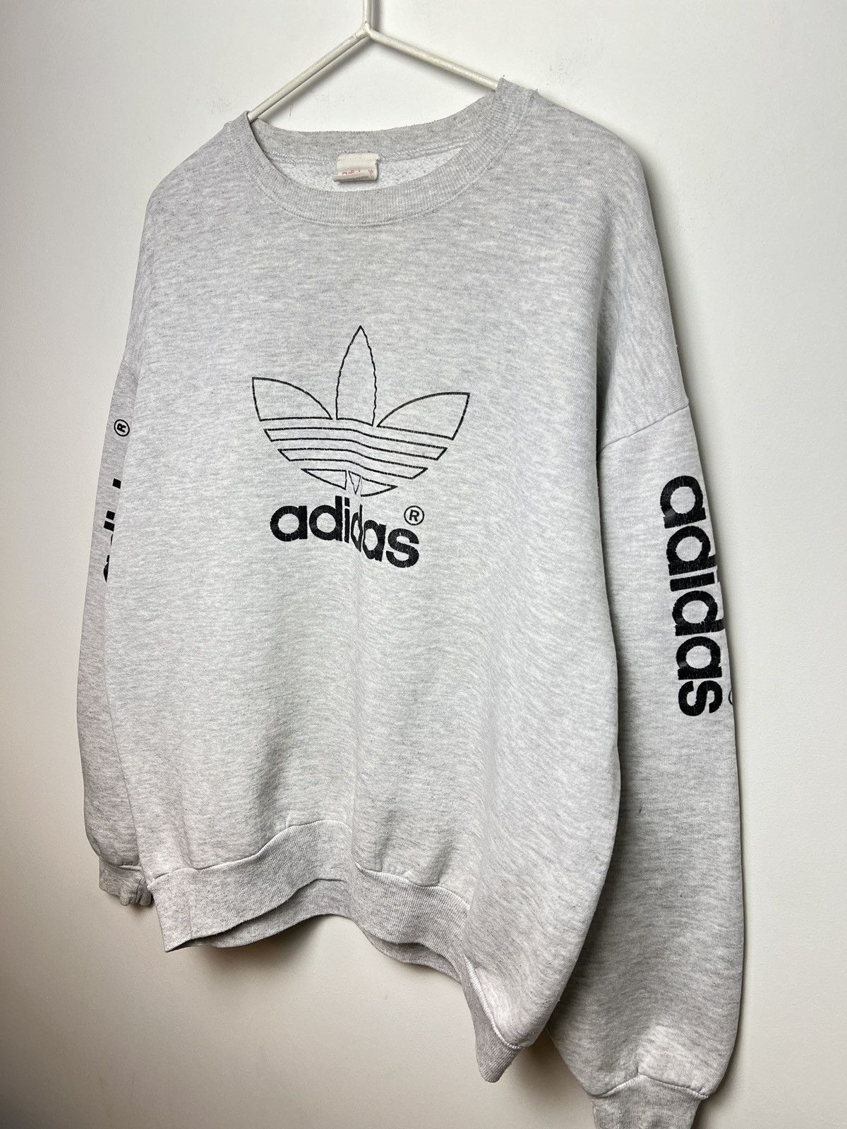 Adidas adidas 80s vintage crewneck sweatshirt Size US L / EU 52-54 / 3 - 3 Thumbnail