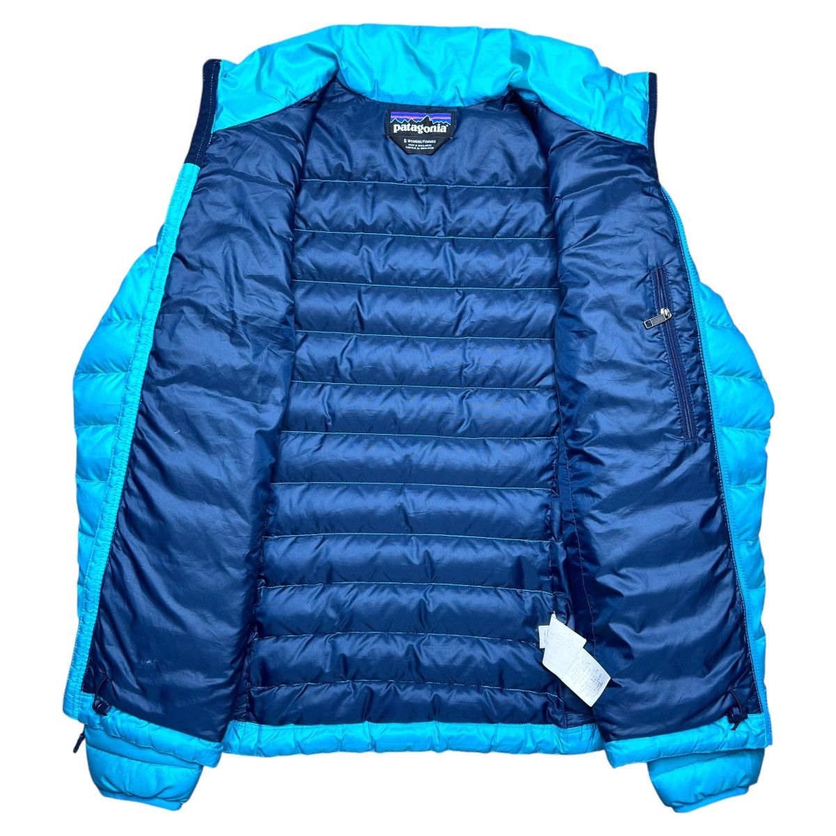 Patagonia Patagonia Women’s Style #84683 Down Blue Zip Puffer Jacket Size S / US 4 / IT 40 - 3 Thumbnail