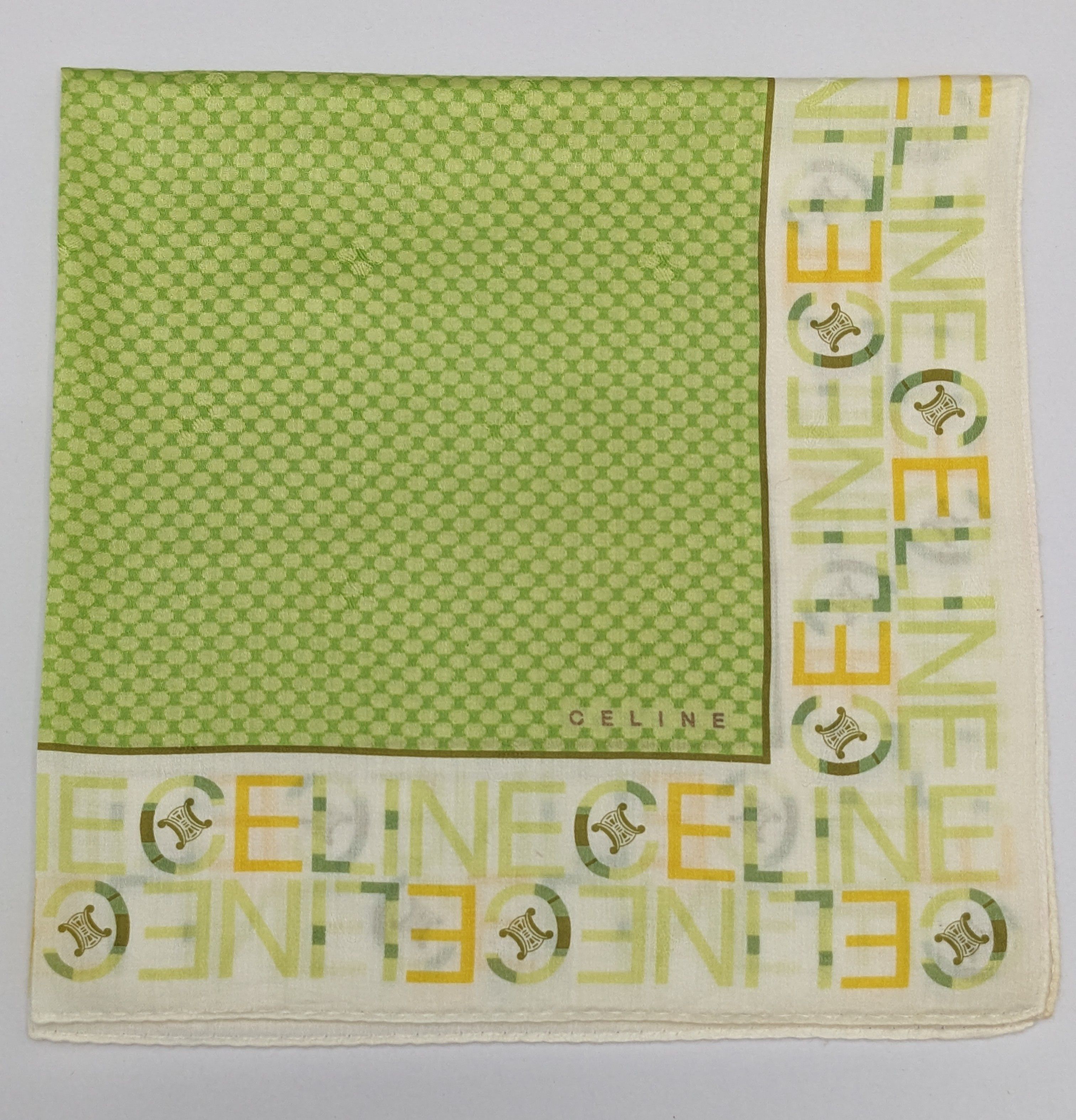 Celine CELINE PARIS MACADAM MONOGRAM HANDKERCHIEF Size ONE SIZE - 1 Thumbnail