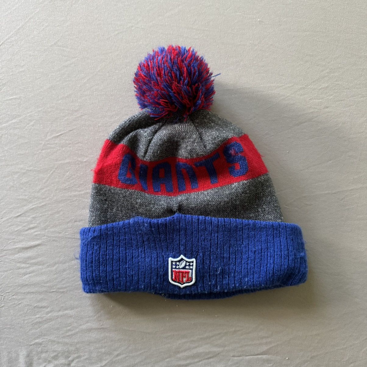 New Era New Era New York Giants Cuffed Knit Pom Pom Beanie Size ONE SIZE - 2 Thumbnail