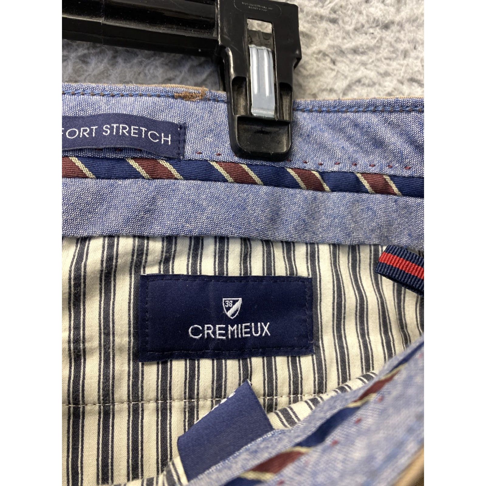 Cremieux Daniel Cremieux Chino Pants Men’s 40x30 Brown Tailored Fit Stretch /166-7 Size US 40 / EU 56 - 7 Thumbnail