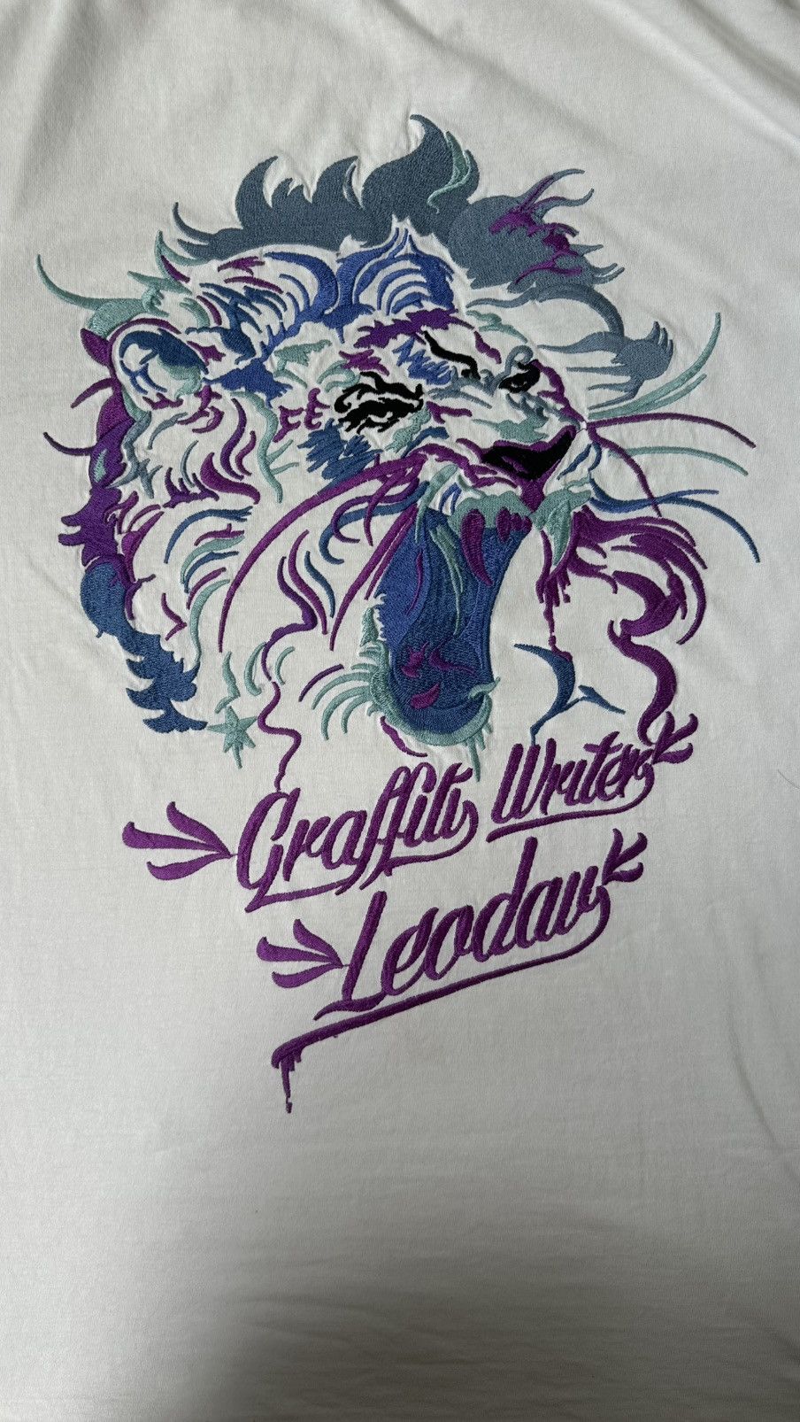 Japanese Brand VINTAGE ARTIST WEAR ATW GRAFITTI SUKAJAN TEE Size US L / EU 52-54 / 3 - 8 Thumbnail
