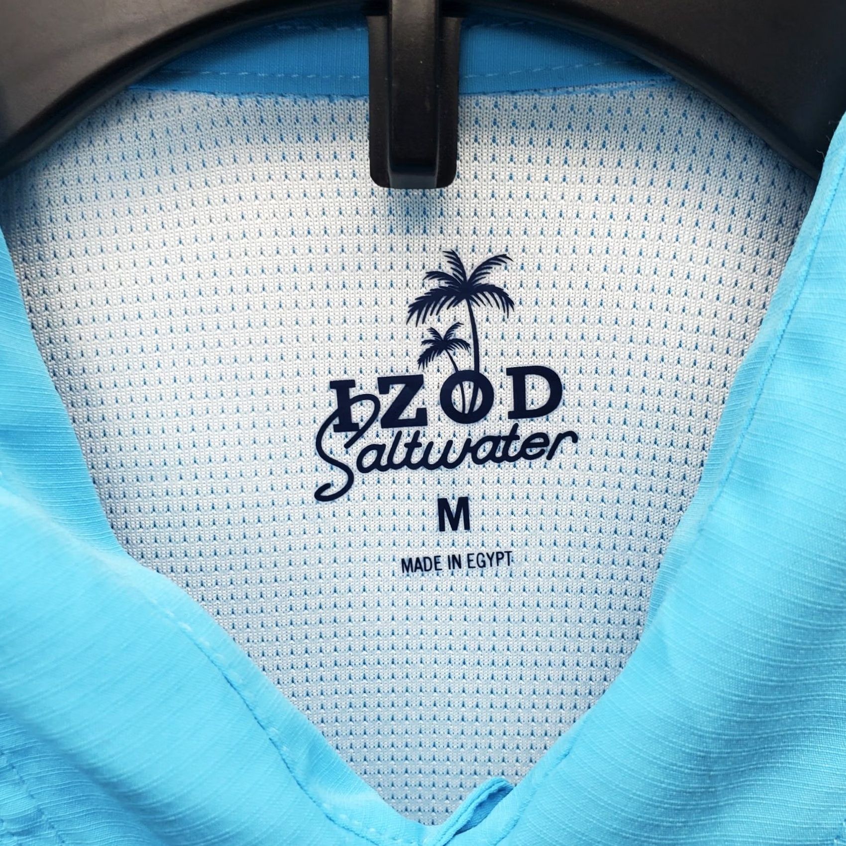 Izod IZOD Saltwater Fishing Shirt Mens M Blue Sunshield Performance Vented Button-Up - Easy Care Size US M / EU 48-50 / 2 - 5 Thumbnail