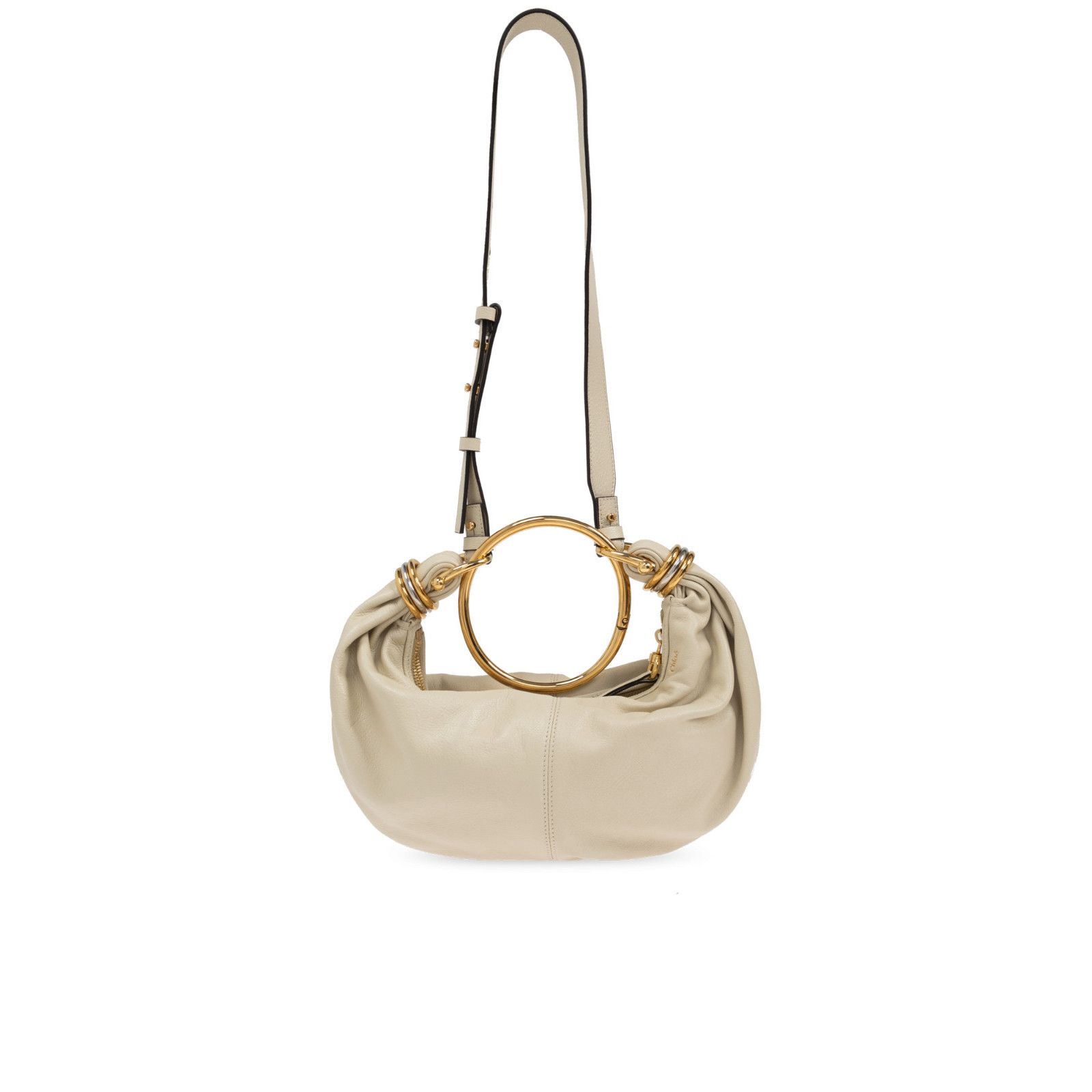 Chloe Chloe Small Bracelet Vegetal Beige Grained Leather Shoulder Size ONE SIZE - 1 Thumbnail