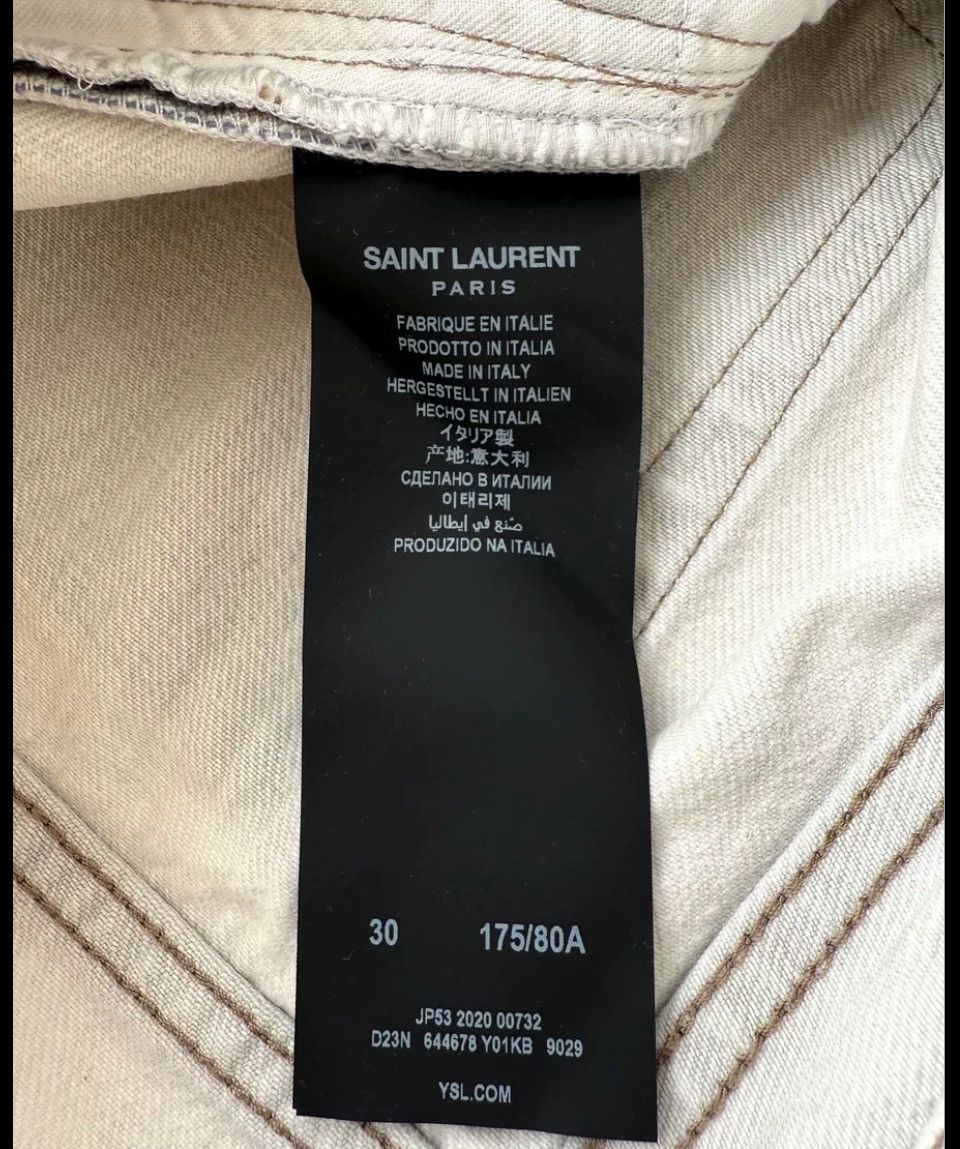Saint Laurent Paris Saint Laurent Paris White carrot shaped jeans Size US 30 / EU 46 - 7 Thumbnail