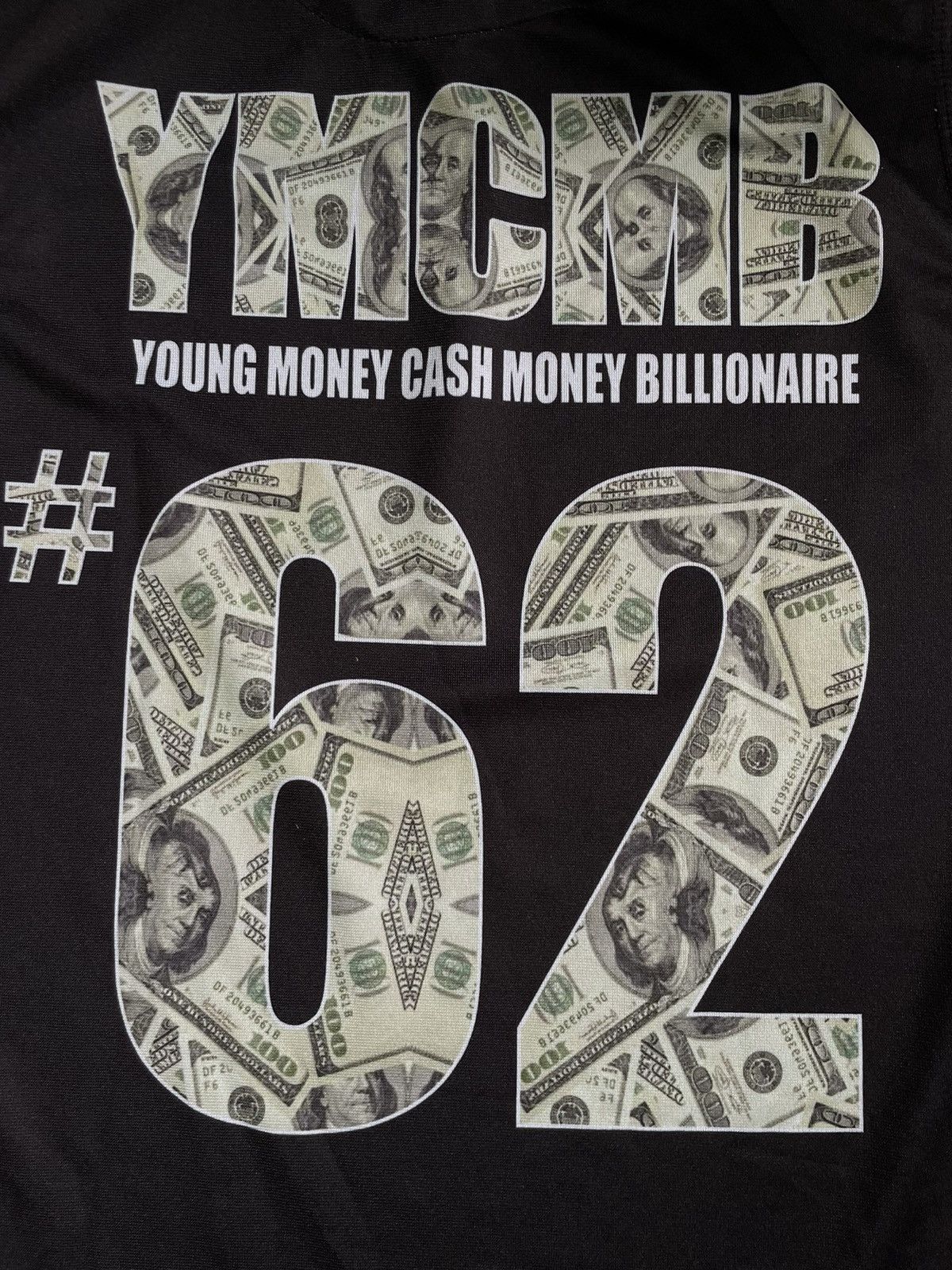 YMC YMCMB #62 Dollar Logo Jersey Shirt Black Young Billionaire Size US M / EU 48-50 / 2 - 5 Thumbnail