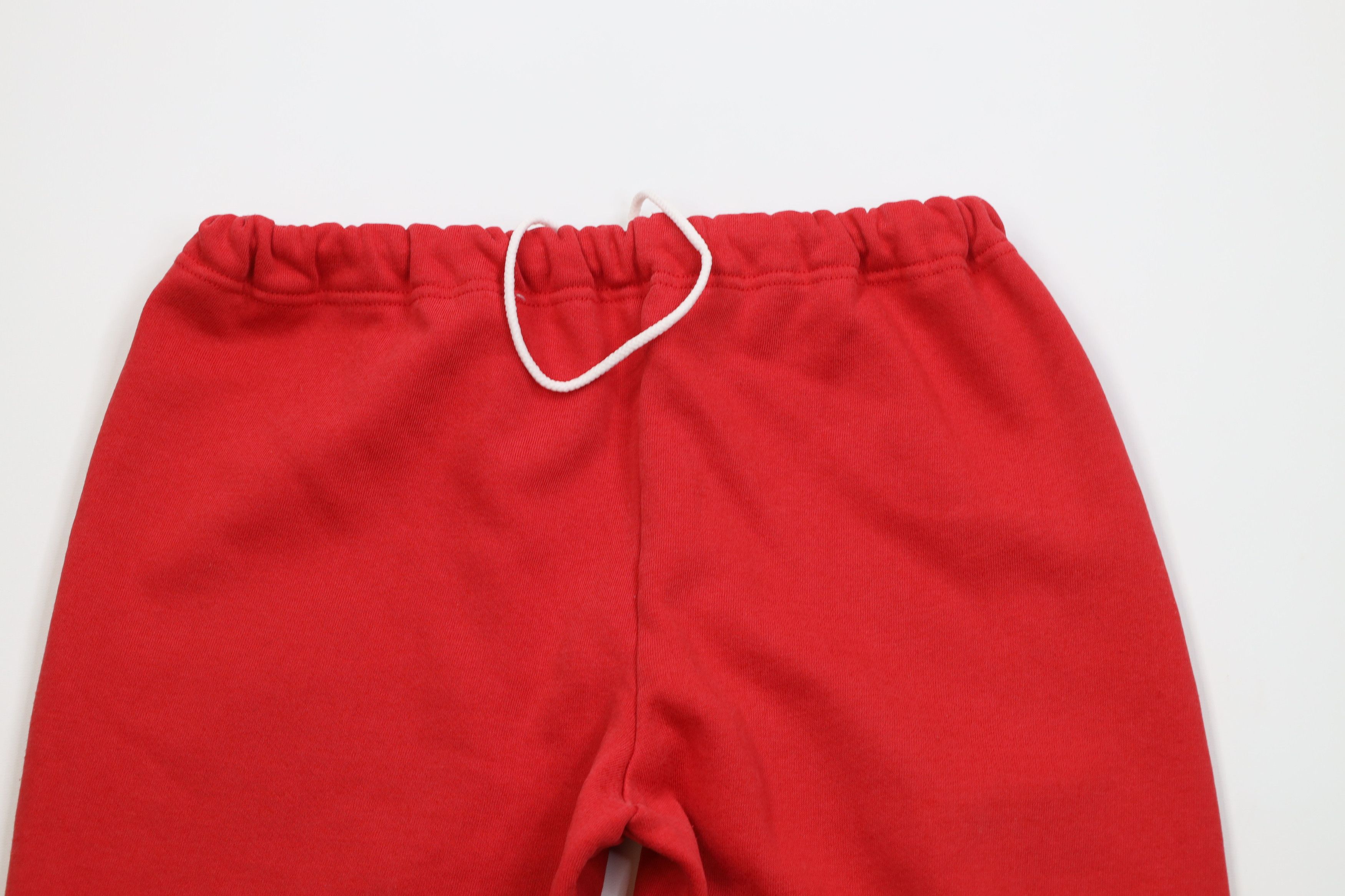 Vintage Vintage 80s 90s Streetwear Sweatpants Joggers Pants Red USA Size US 36 / EU 52 - 2 Thumbnail