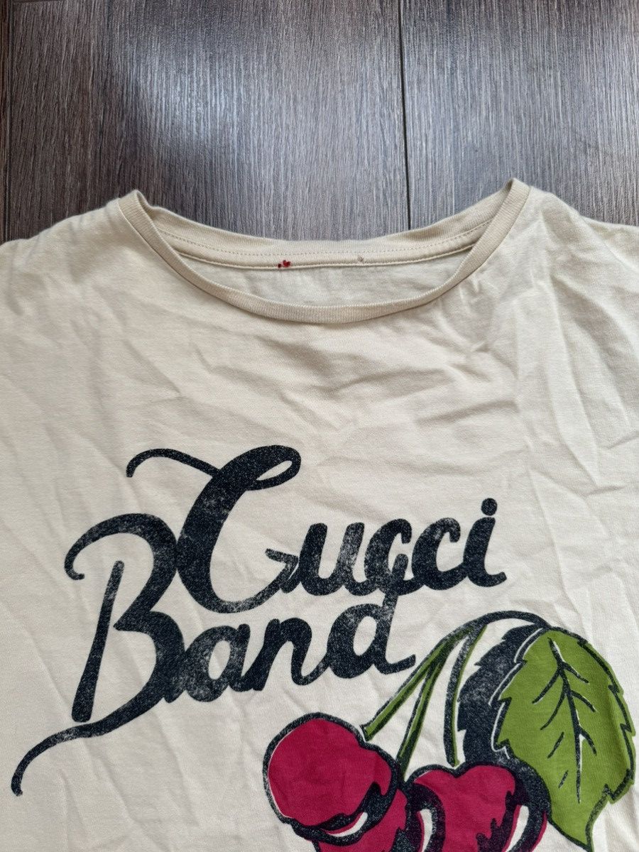 Gucci Gucci kids size 12 Gucci Band cherry biege t shirt Size S / US 4 / IT 40 - 3 Thumbnail