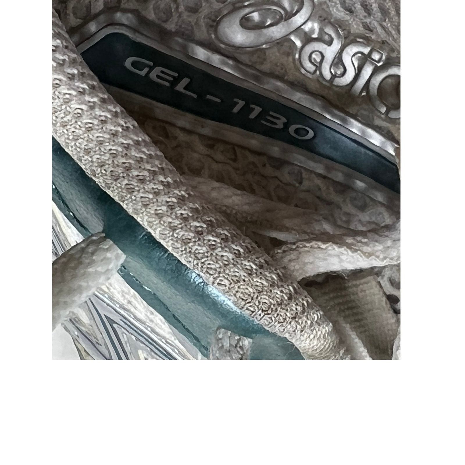 Asics ASICS Gel-1130 White Restful Teal Mens 7.5 Size US 7.5 / EU 40-41 - 7 Thumbnail