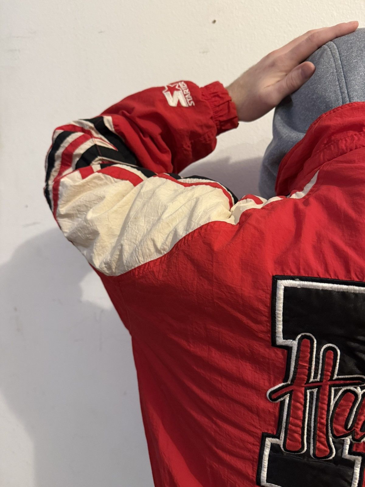 Starter × Vintage Vintage 90s Nebraska Huskers Starter Jacket Size US L / EU 52-54 / 3 - 9 Thumbnail